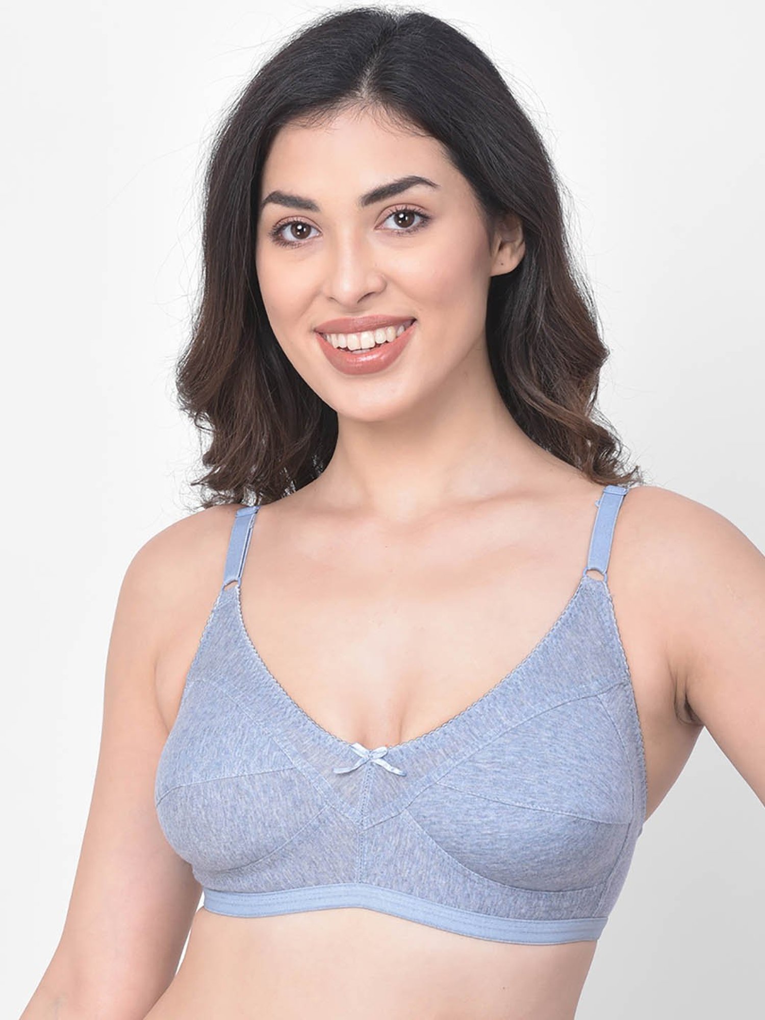 Buy Clovia Blue Full Coverage Non-Padded Bra & Panty Set for Women's Online  @ Tata CLiQ