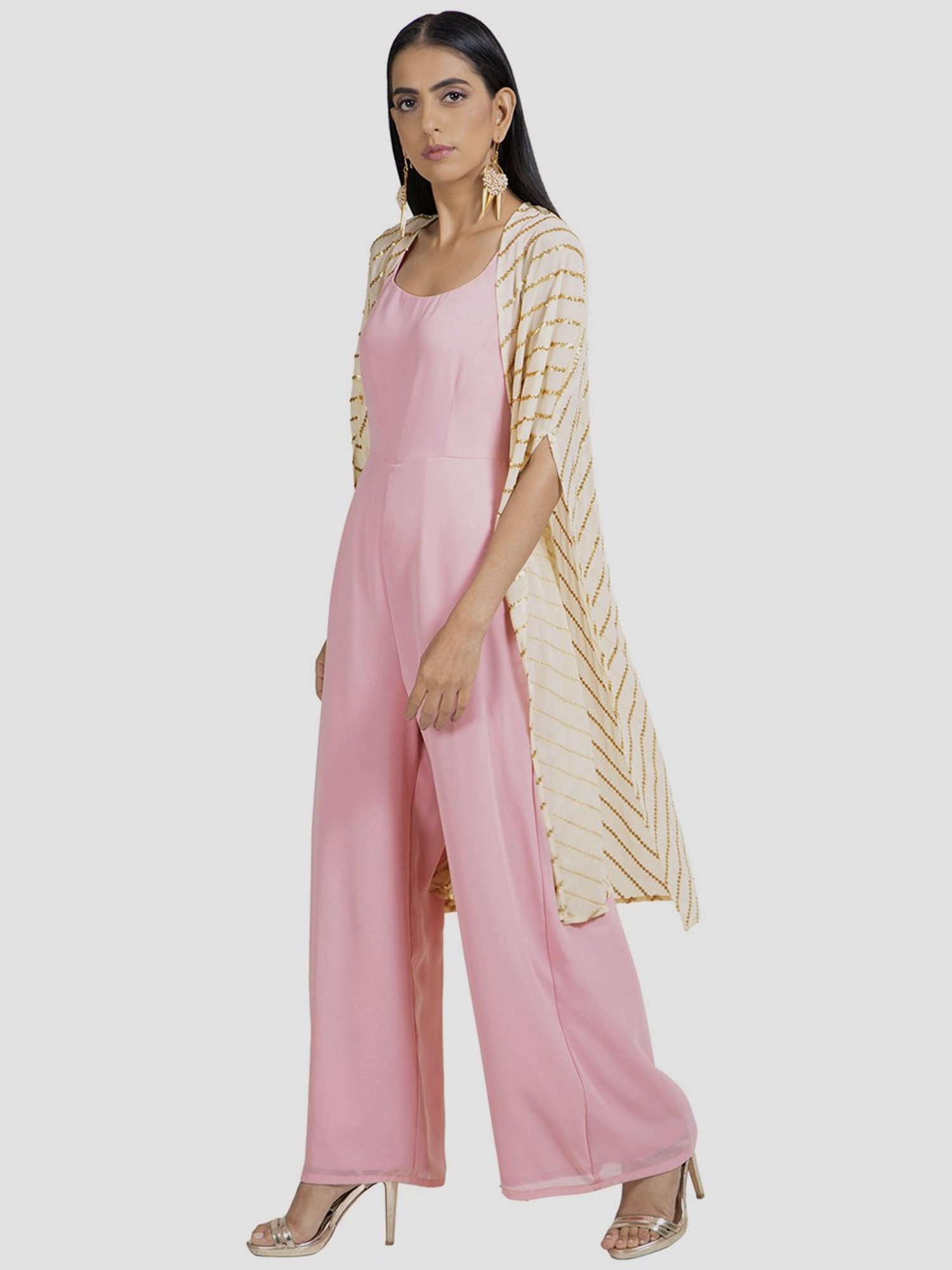 indya jumpsuit with shrug