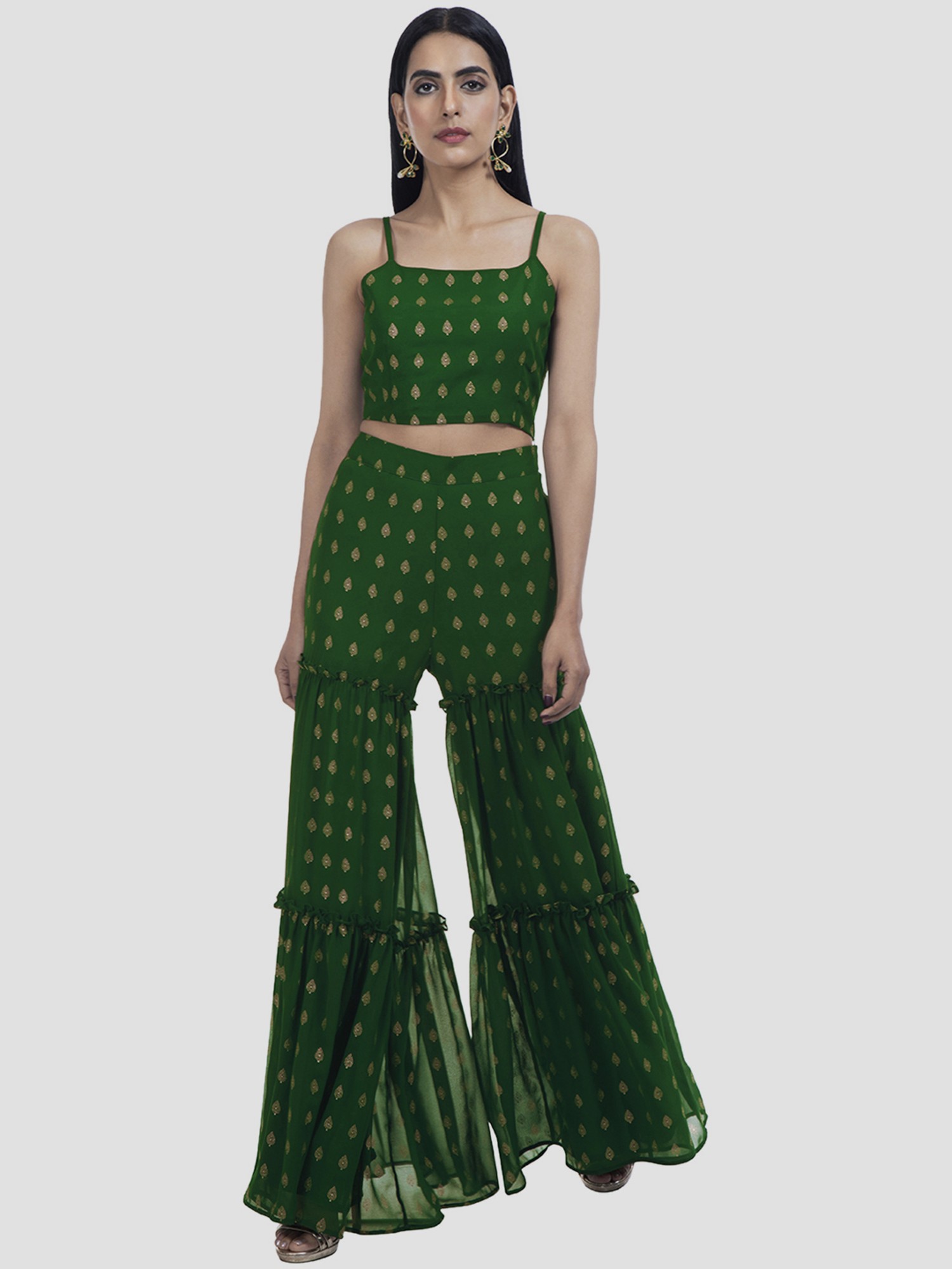 Buy Green Pants for Women by Indya Online  Ajiocom