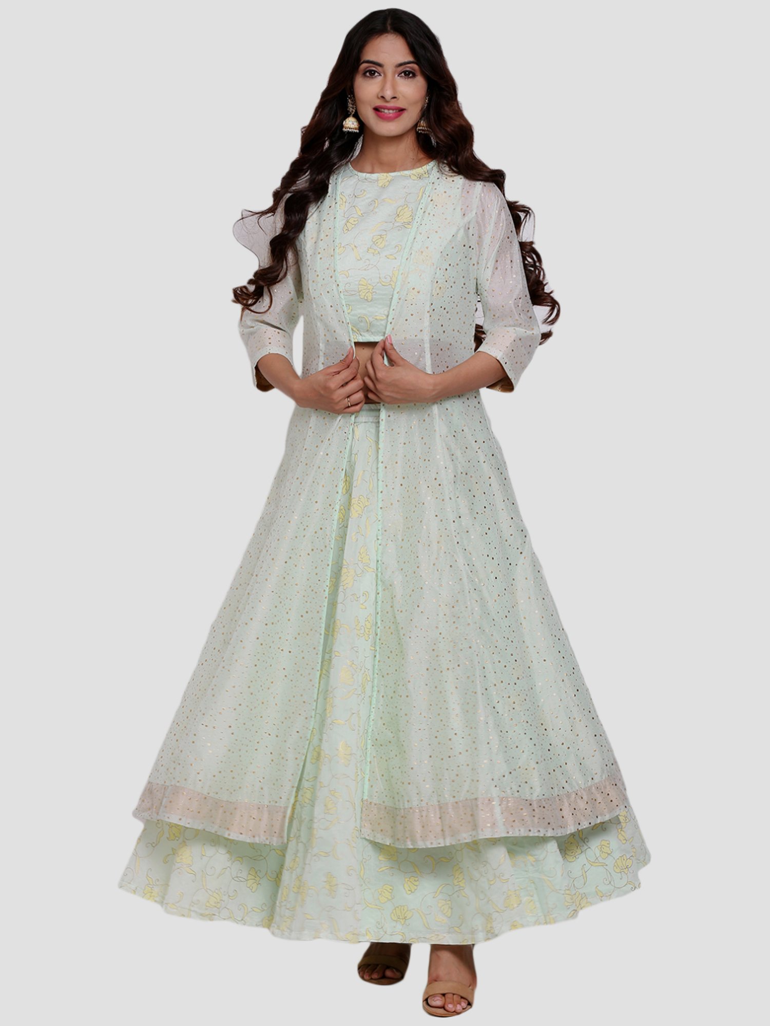 crop top and skirt set online india
