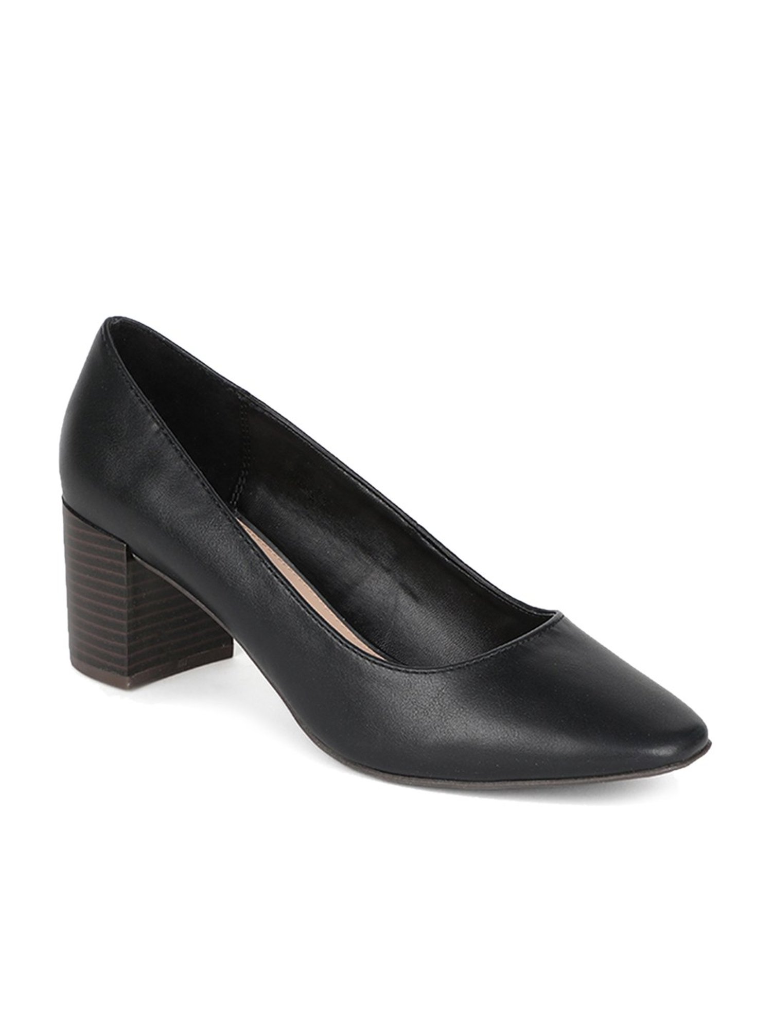 Bata black clearance pumps