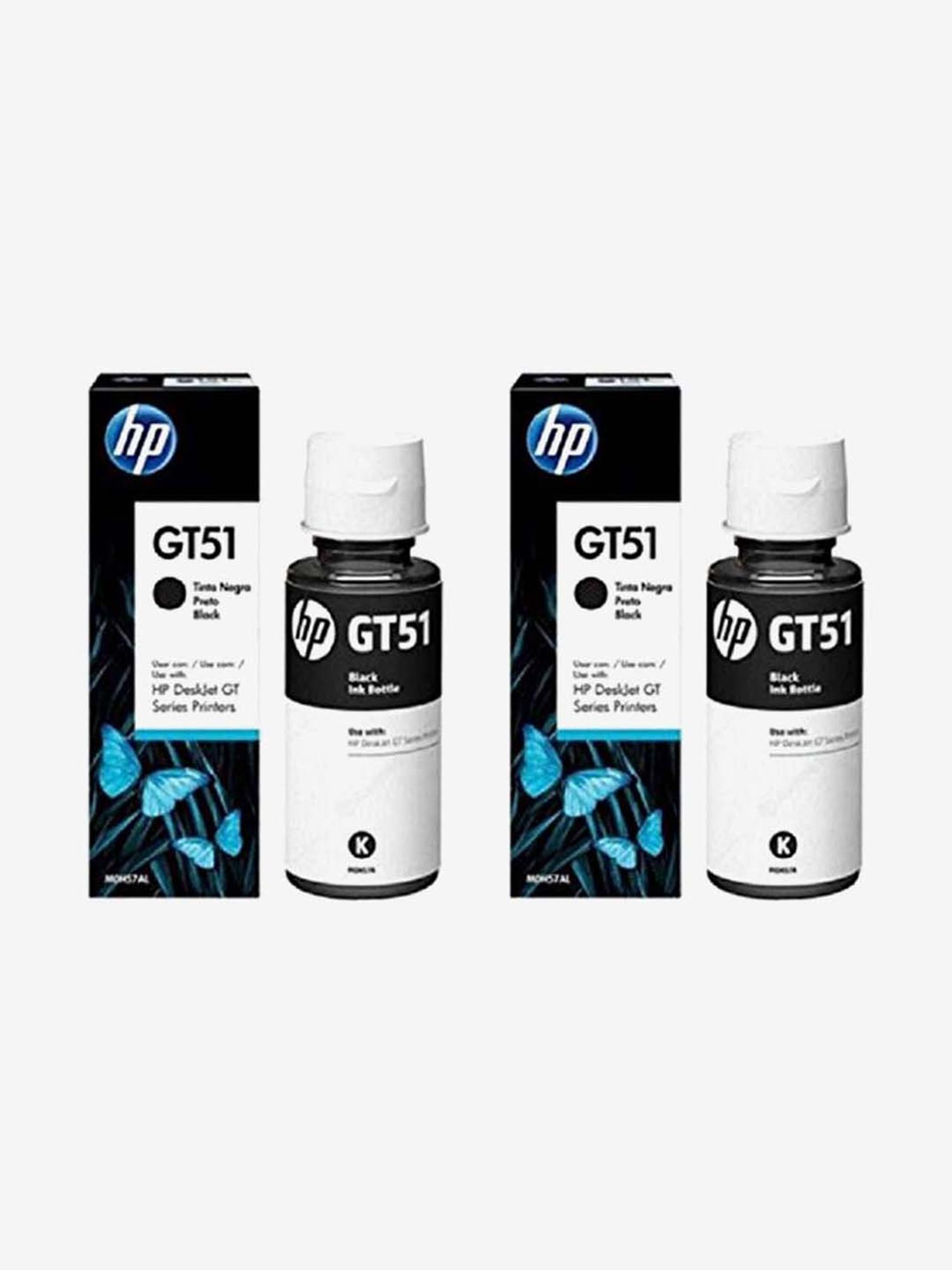hp black ink bottle gt51