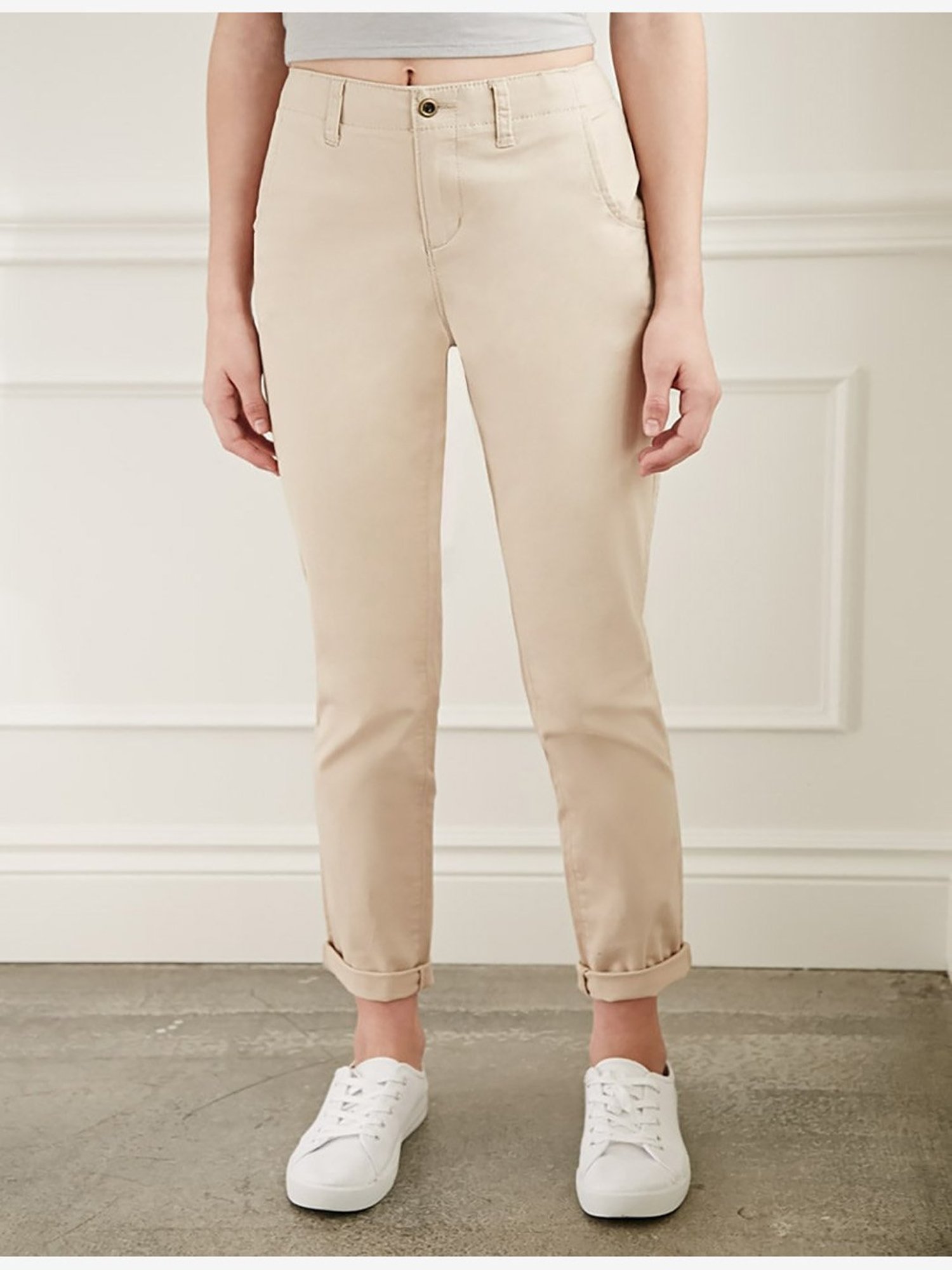 Buy Allen Solly Women Brown Straight fit Chinos Online at Low Prices in  India  Paytmmallcom