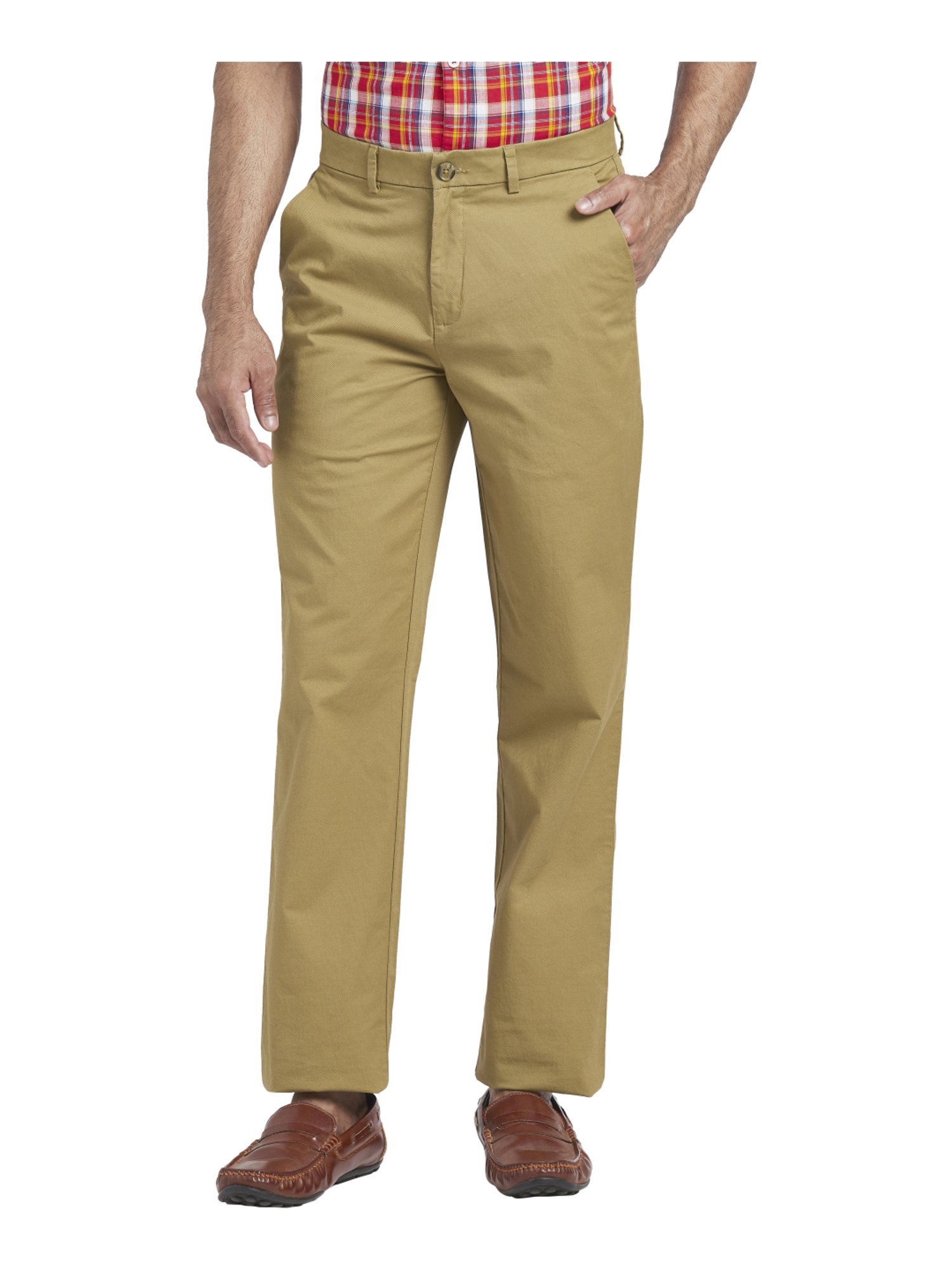 Buy ColorPlus Formal Trousers & Hight Waist Pants - Men | FASHIOLA INDIA