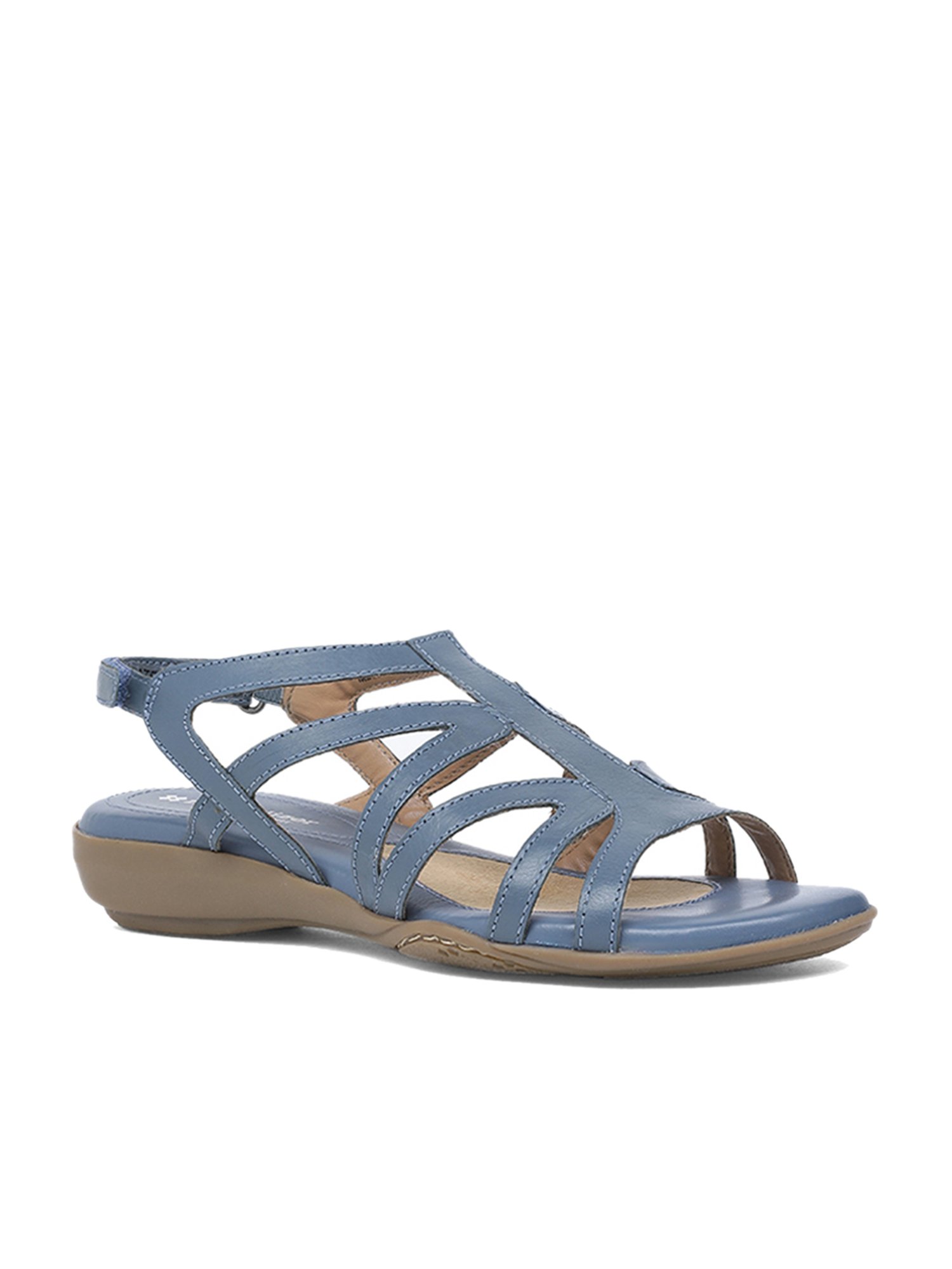 Buy Bata Colorblock Blue Sandals Online