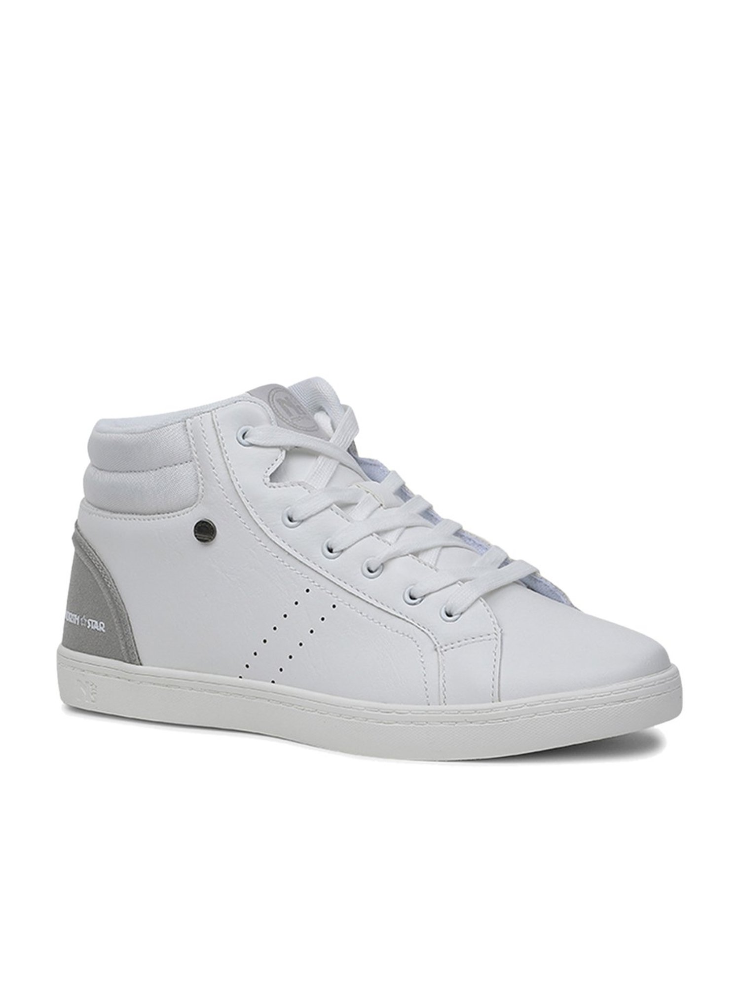 Buy North Star by Bata White Ankle High Sneakers for Men at Best Price @  Tata CLiQ