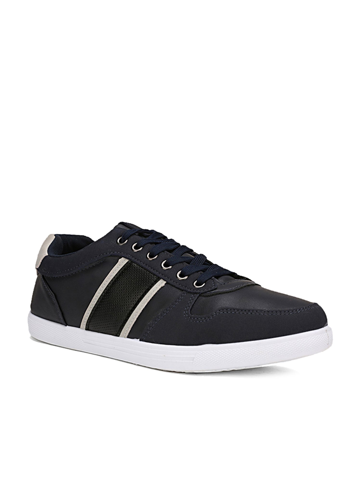 The Roadster Lifestyle Co. Men Black & Blue Colourblocked Lightweight  Sneakers - Price History