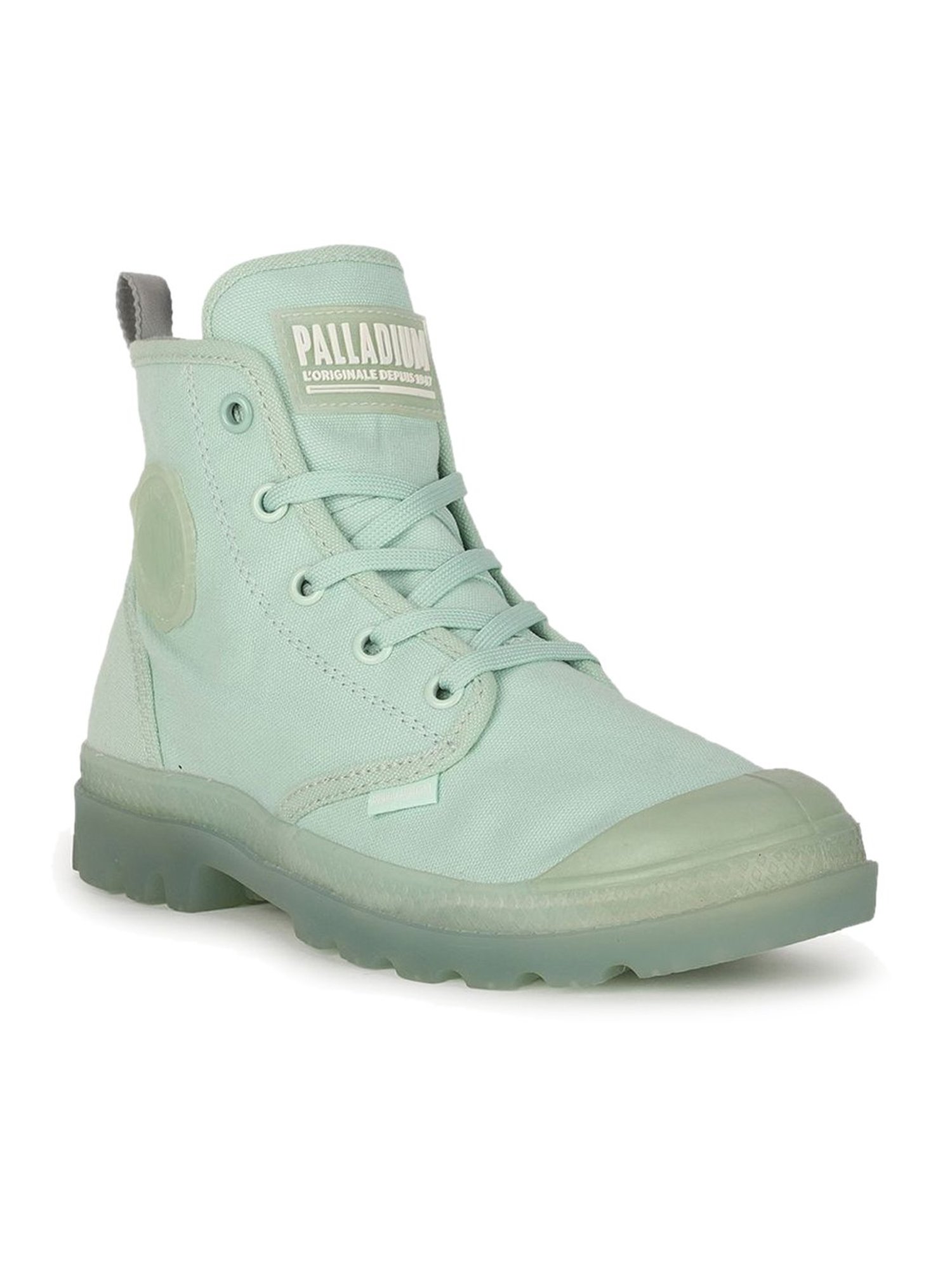 Palladium store boots green