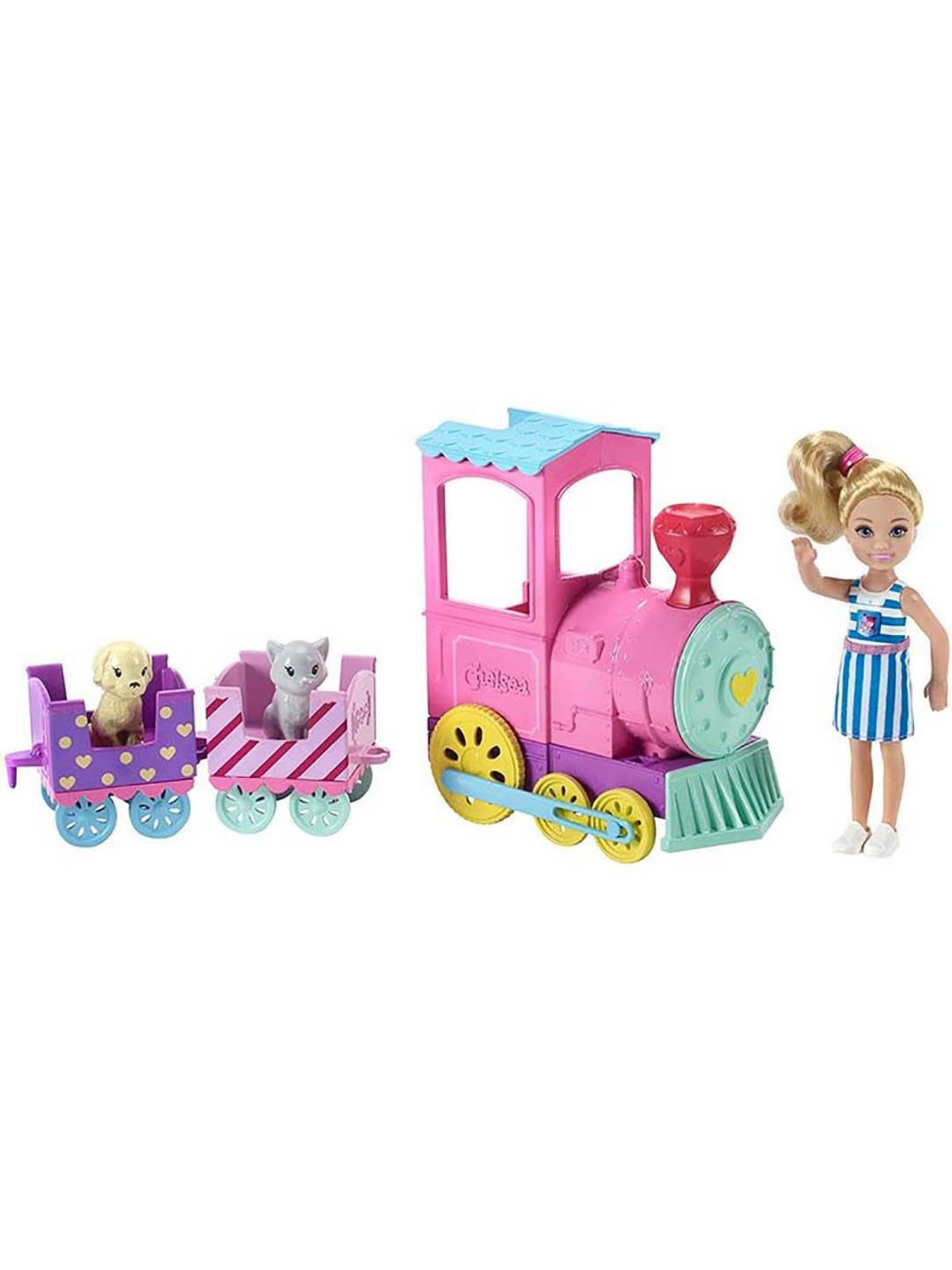 Barbie toy train hot sale