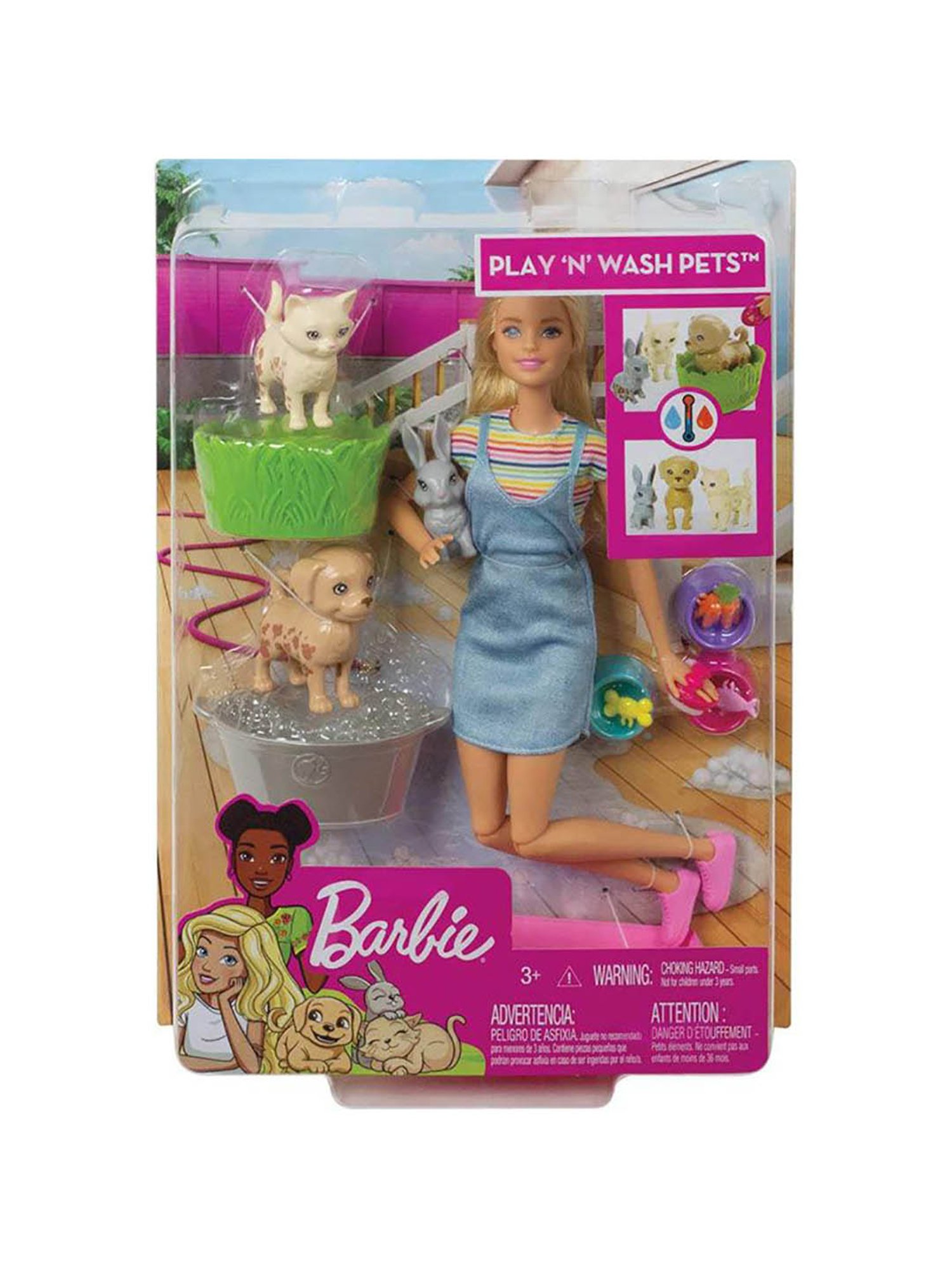 Buy Barbie Plan Wash Pets Doll Playset for Kids Toys Online