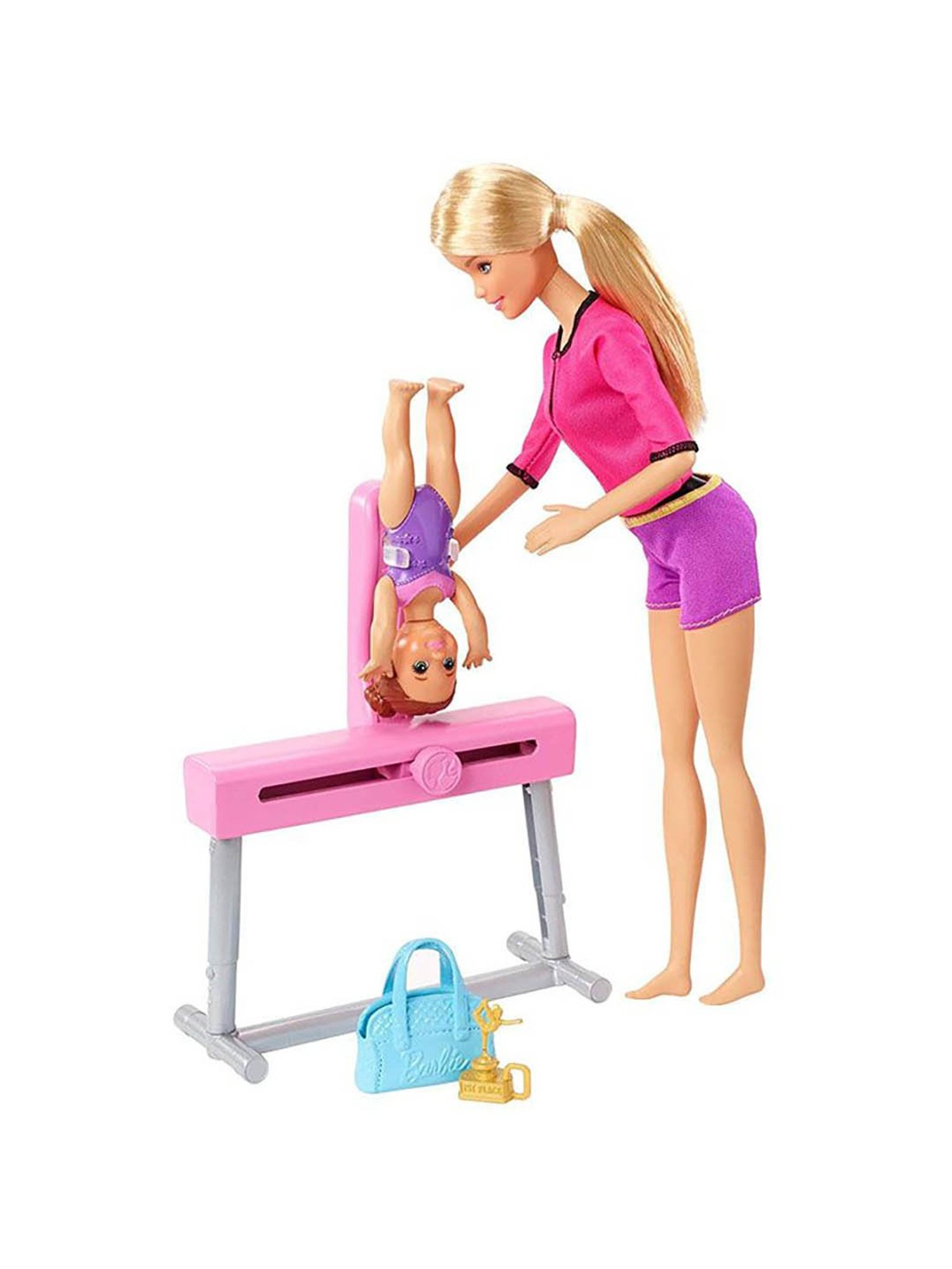 Barbie careers store gymnastics coach playset