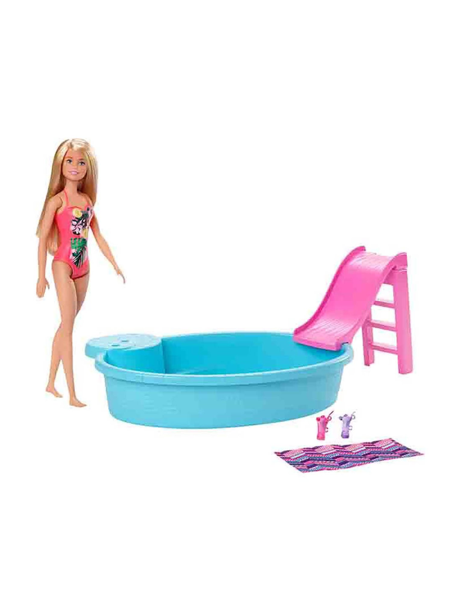 Barbie swimmin pup online pool set