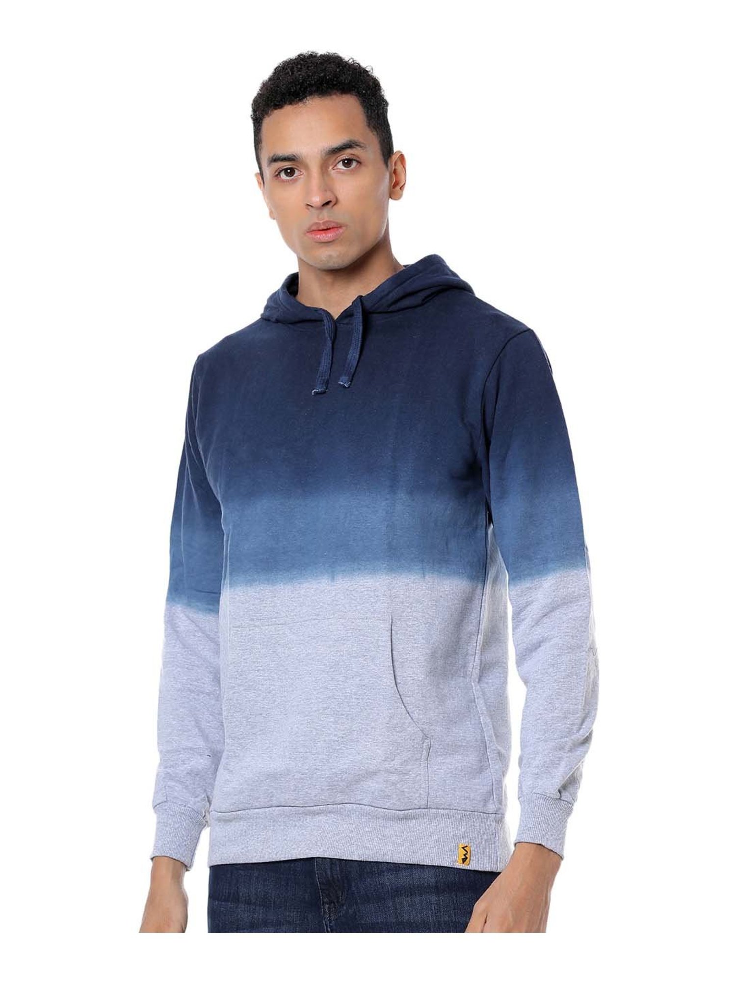 Buy Campus Sutra Men's Multicolour Colour-Blocked Sweatshirt With