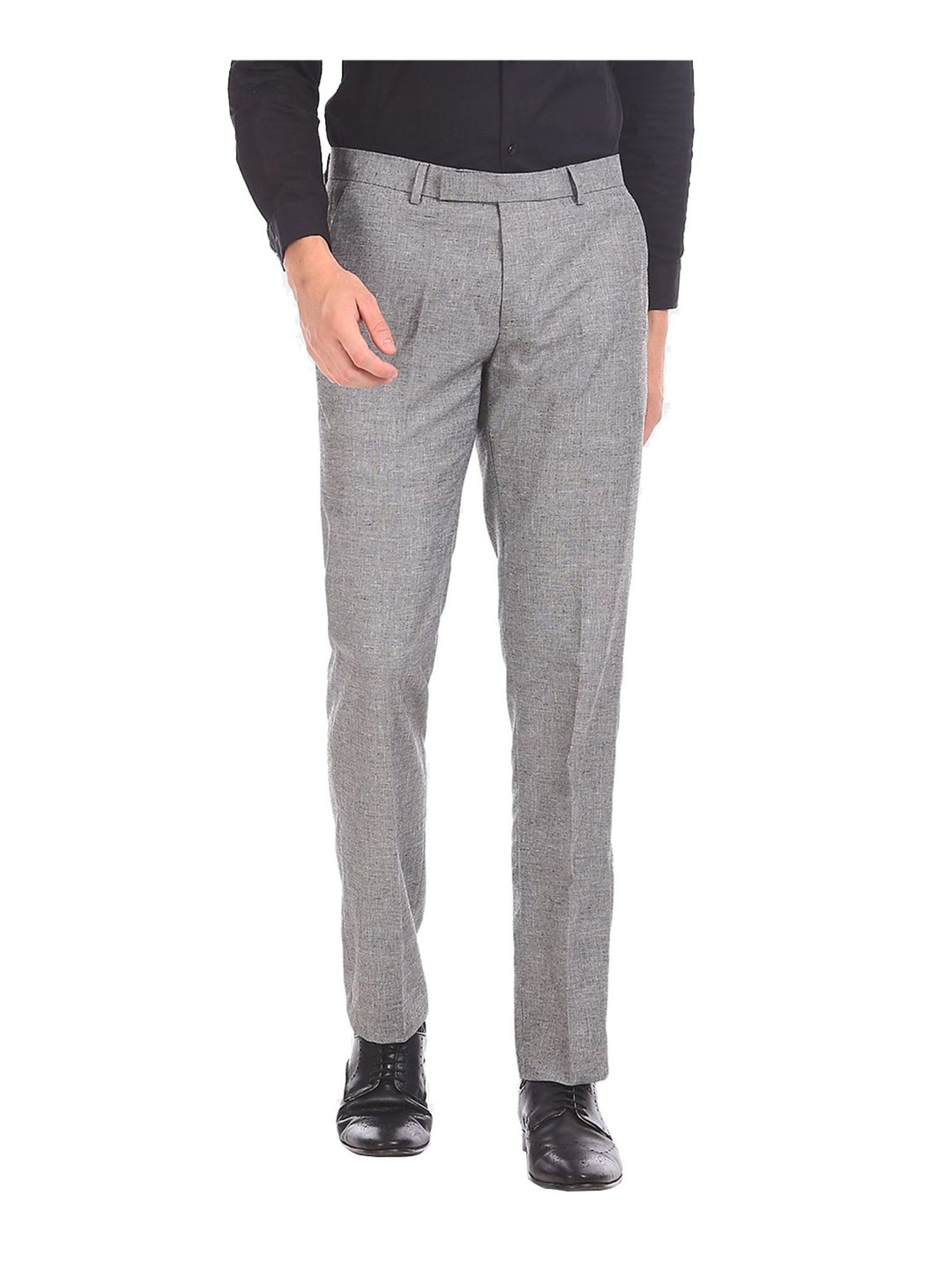 Buy online Grey Solid Formal Trouser from Bottom Wear for Men by Excalibur  for 699 at 65 off  2023 Limeroadcom