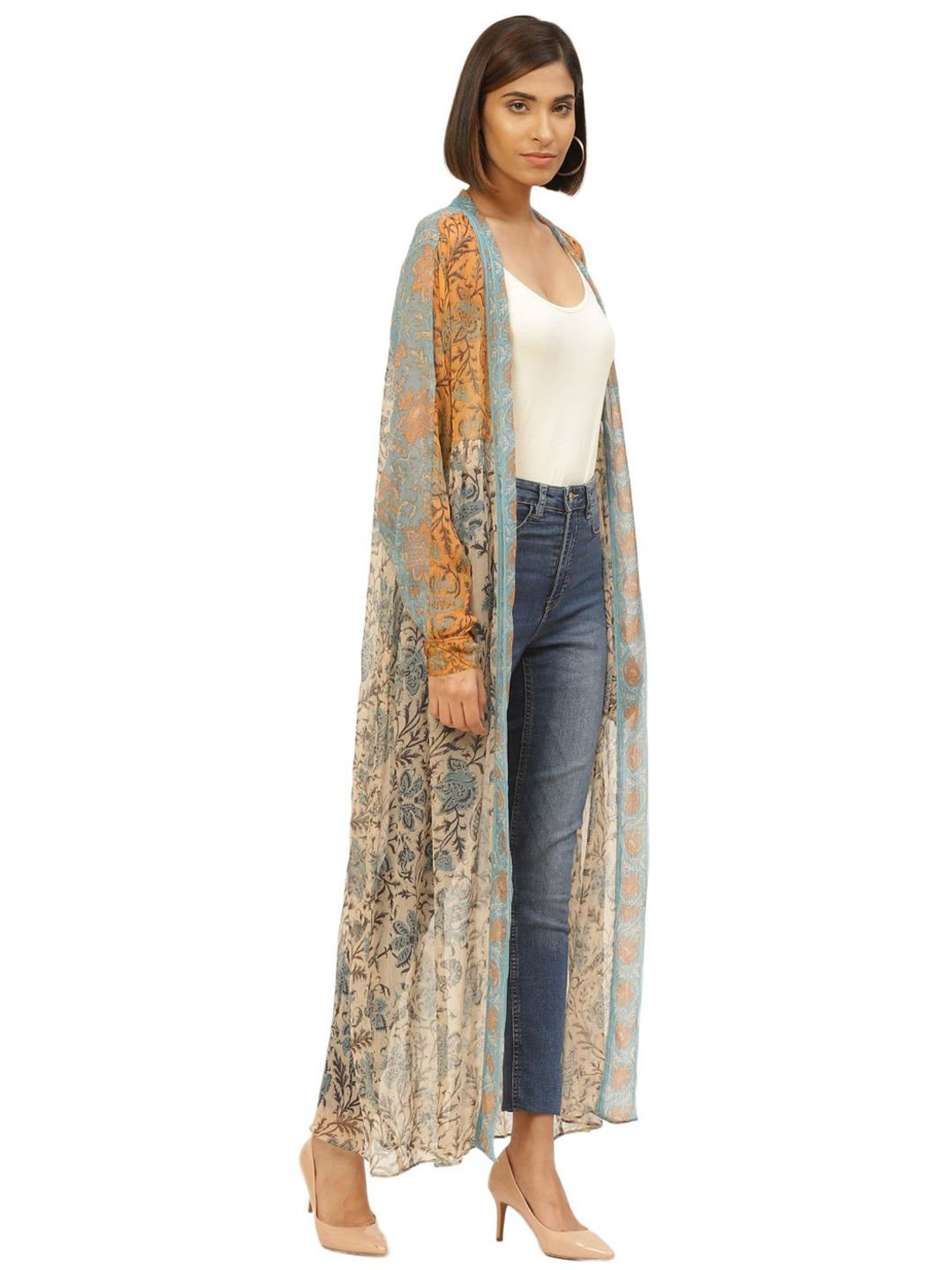 Buy Ritu Kumar Beigekeya Printed Scarf for Women Online @ Tata