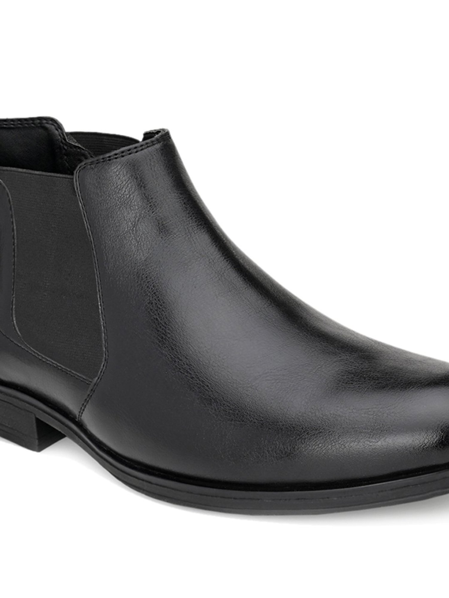 Black brown 1826 leather chelsea outlet boots