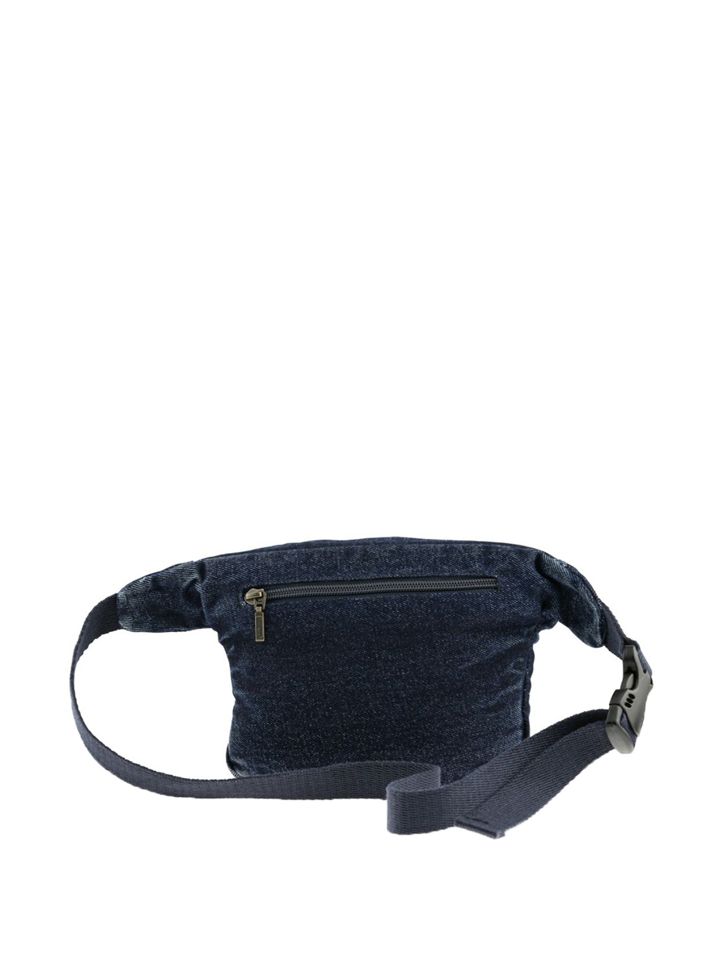 Buy Fastrack Blue Solid Waist Pouch for Women For Women At Best