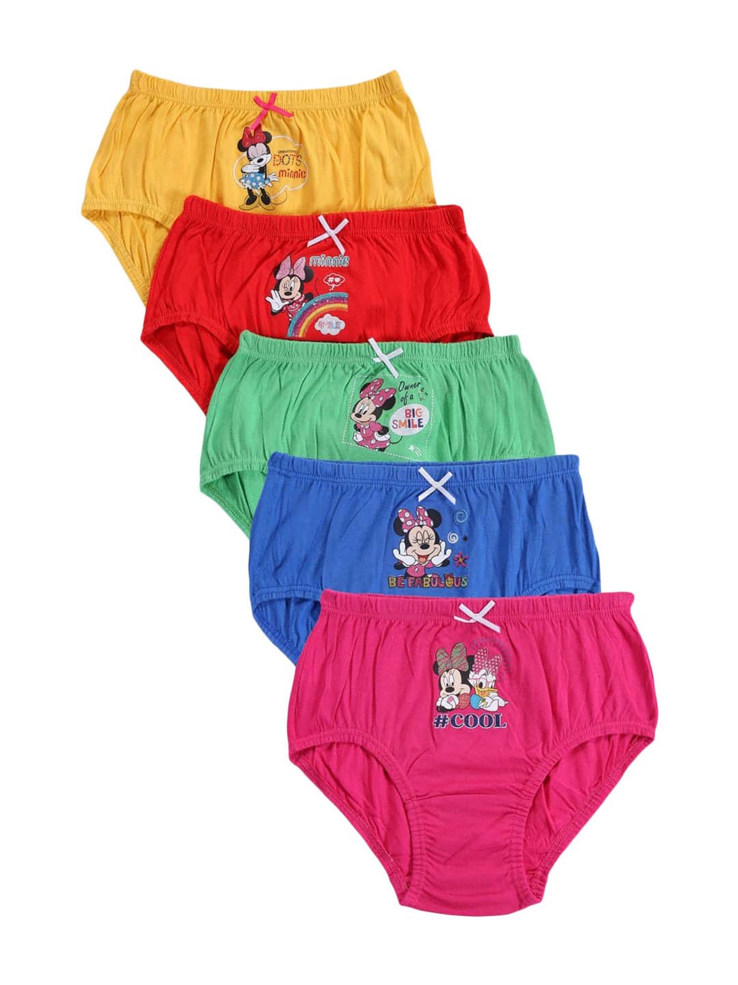 Buy Bodycare Kids Multicolor Printed Panties - Pack of 5 for Girls Clothing  Online @ Tata CLiQ