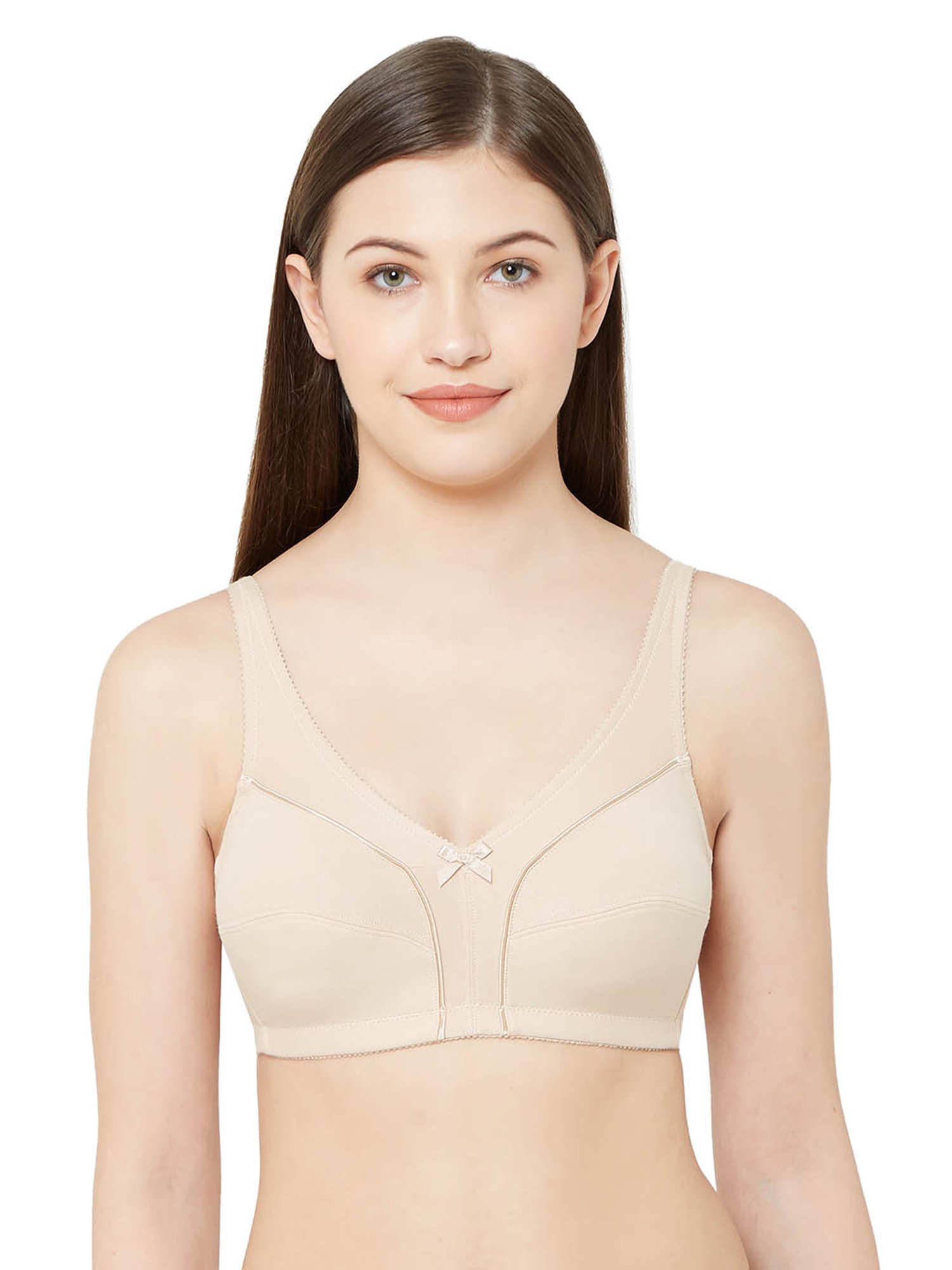 Buy Juliet Beige Non Wired Non Padded Everyday Bra for Women