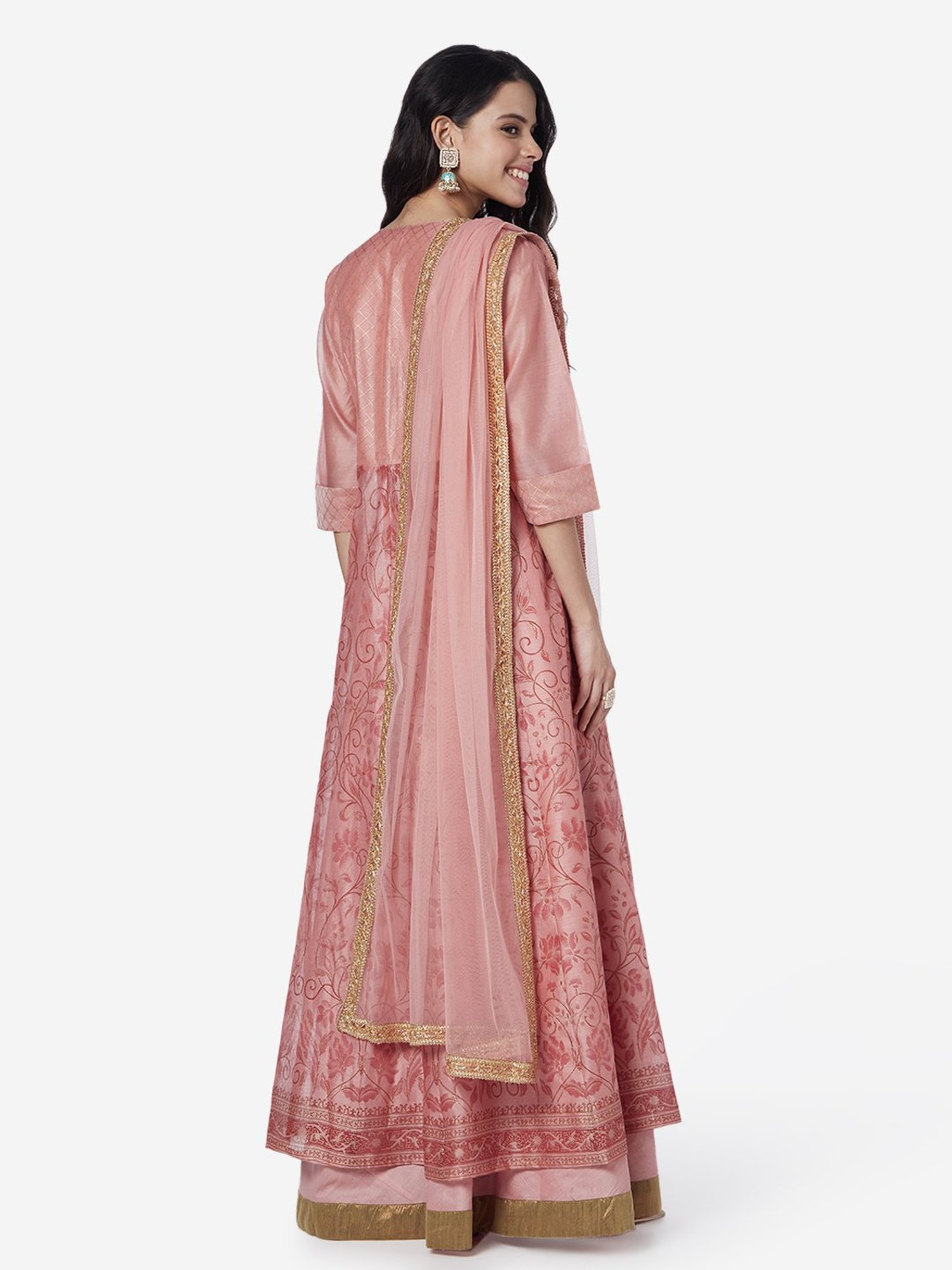 anarkali kurta with skirt