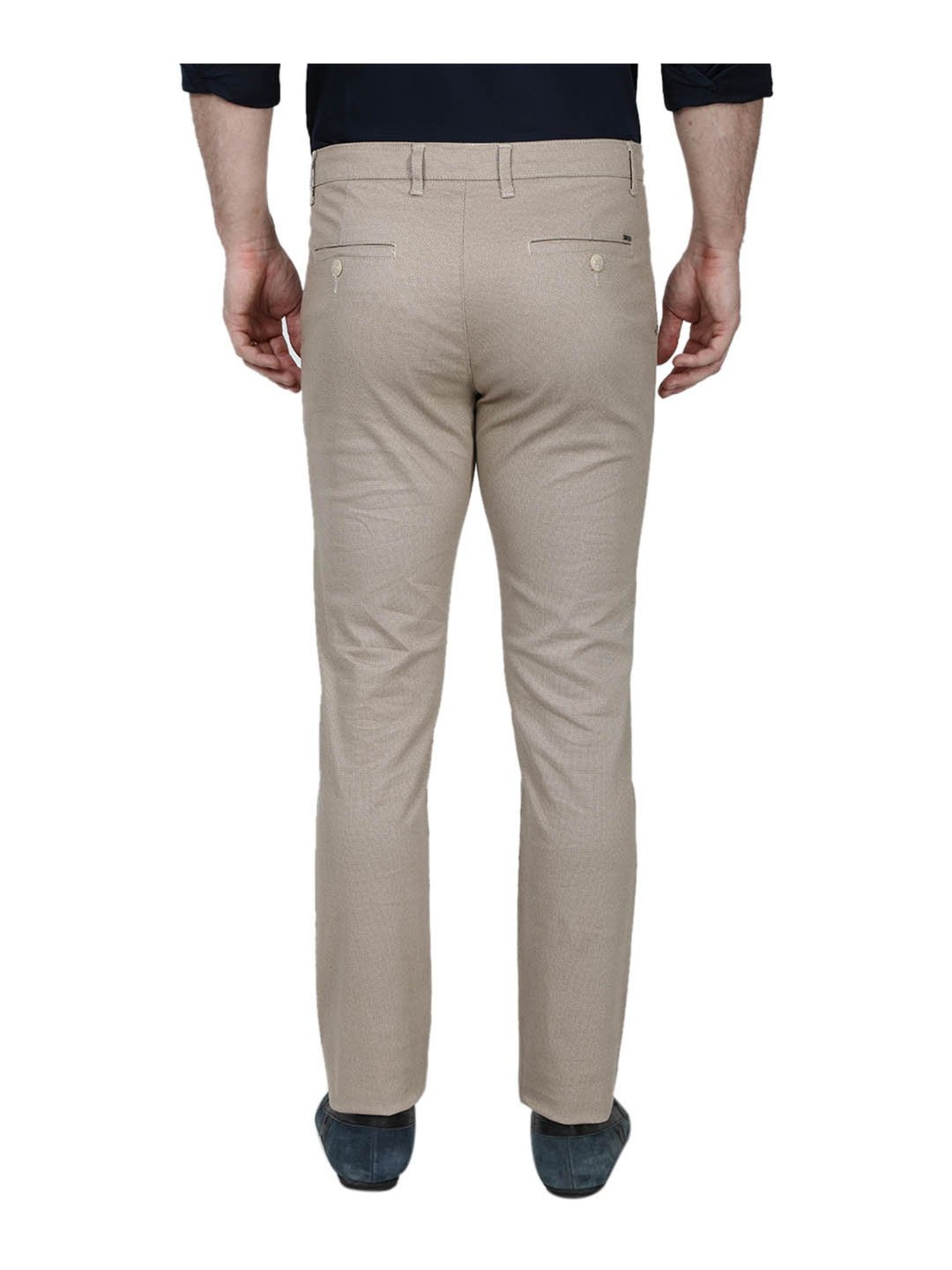 Monte Carlo Casual Trousers  Buy Monte Carlo Brown Solid Trouser Online   Nykaa Fashion