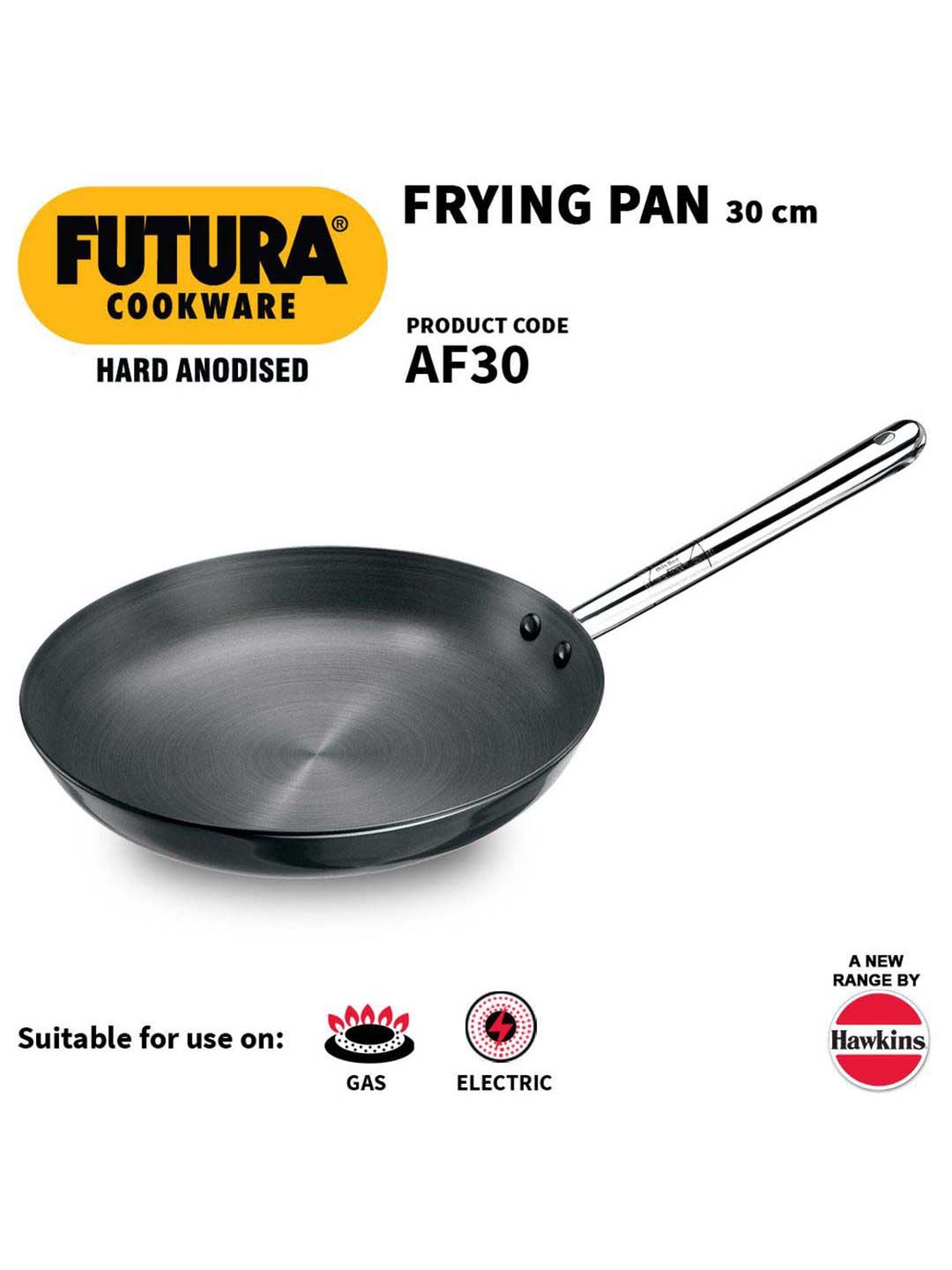 Buy Hawkins Futura Black Hard Anodised Flat Tava - Set of 1 at Best Price @  Tata CLiQ