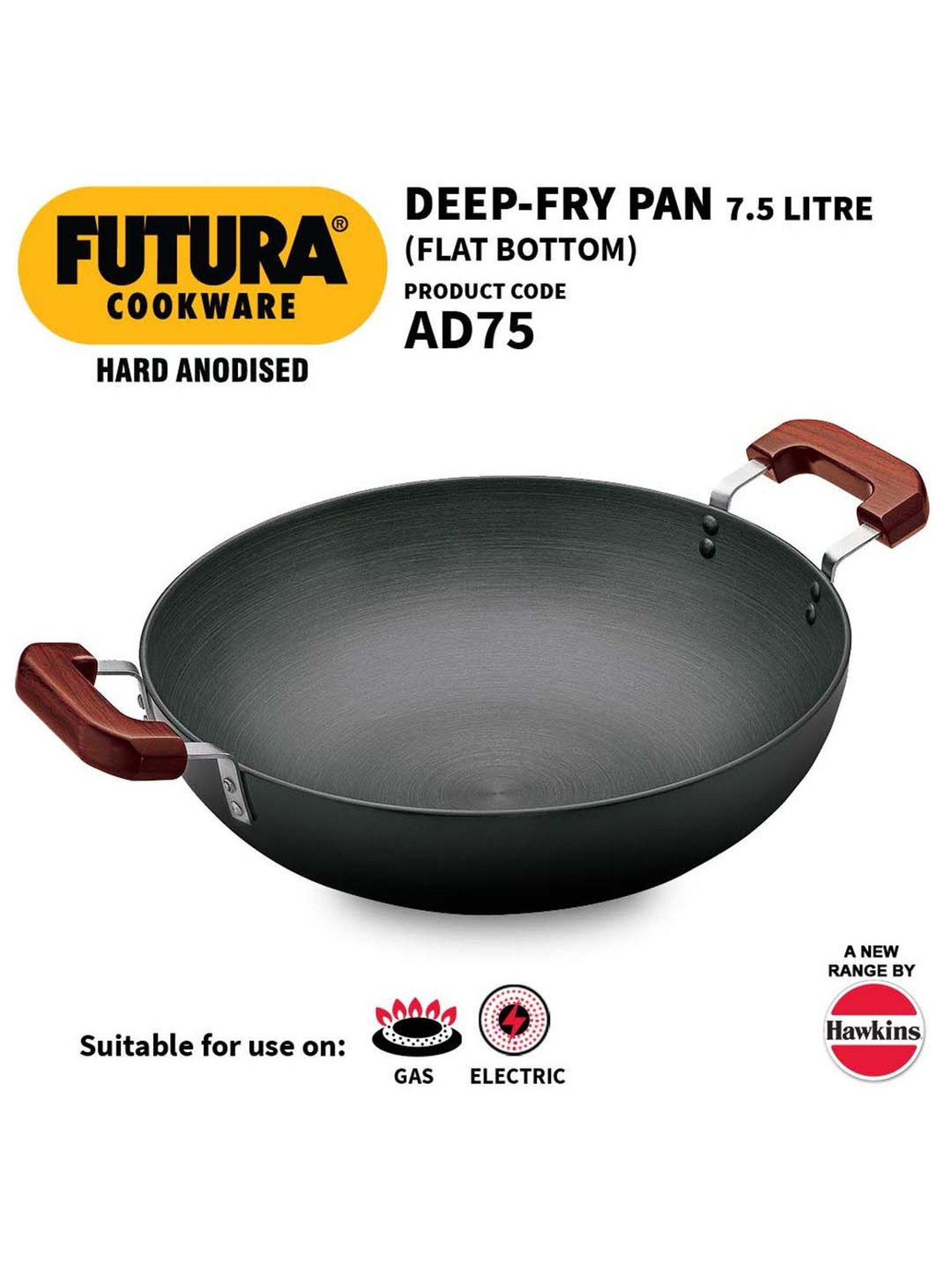 Buy Hawkins Futura Black Hard Anodised Flat Tava - Set of 1 at Best Price @  Tata CLiQ