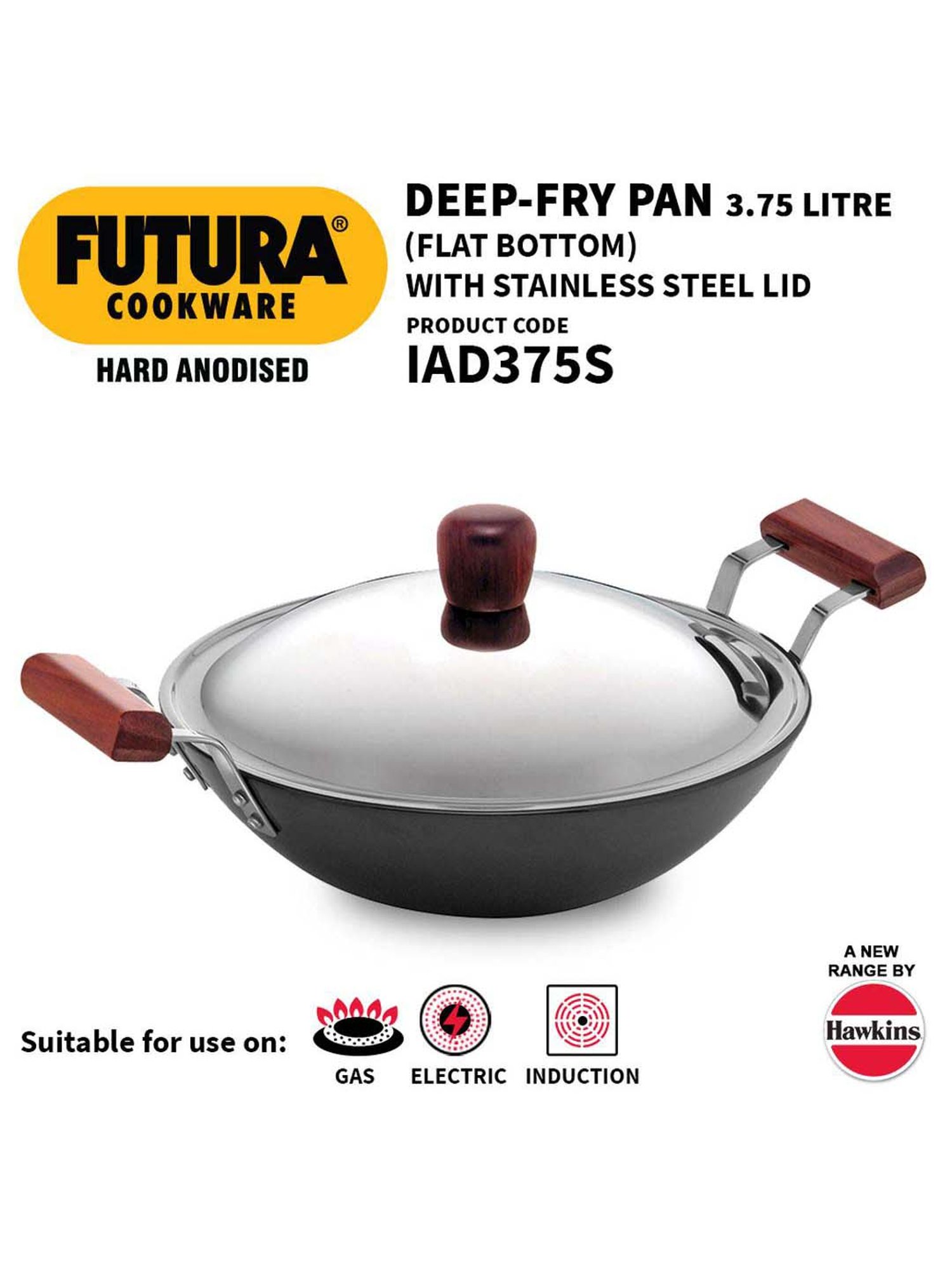 Buy Hawkins Futura Black Hard Anodised Flat Tava - Set of 1 at Best Price @  Tata CLiQ