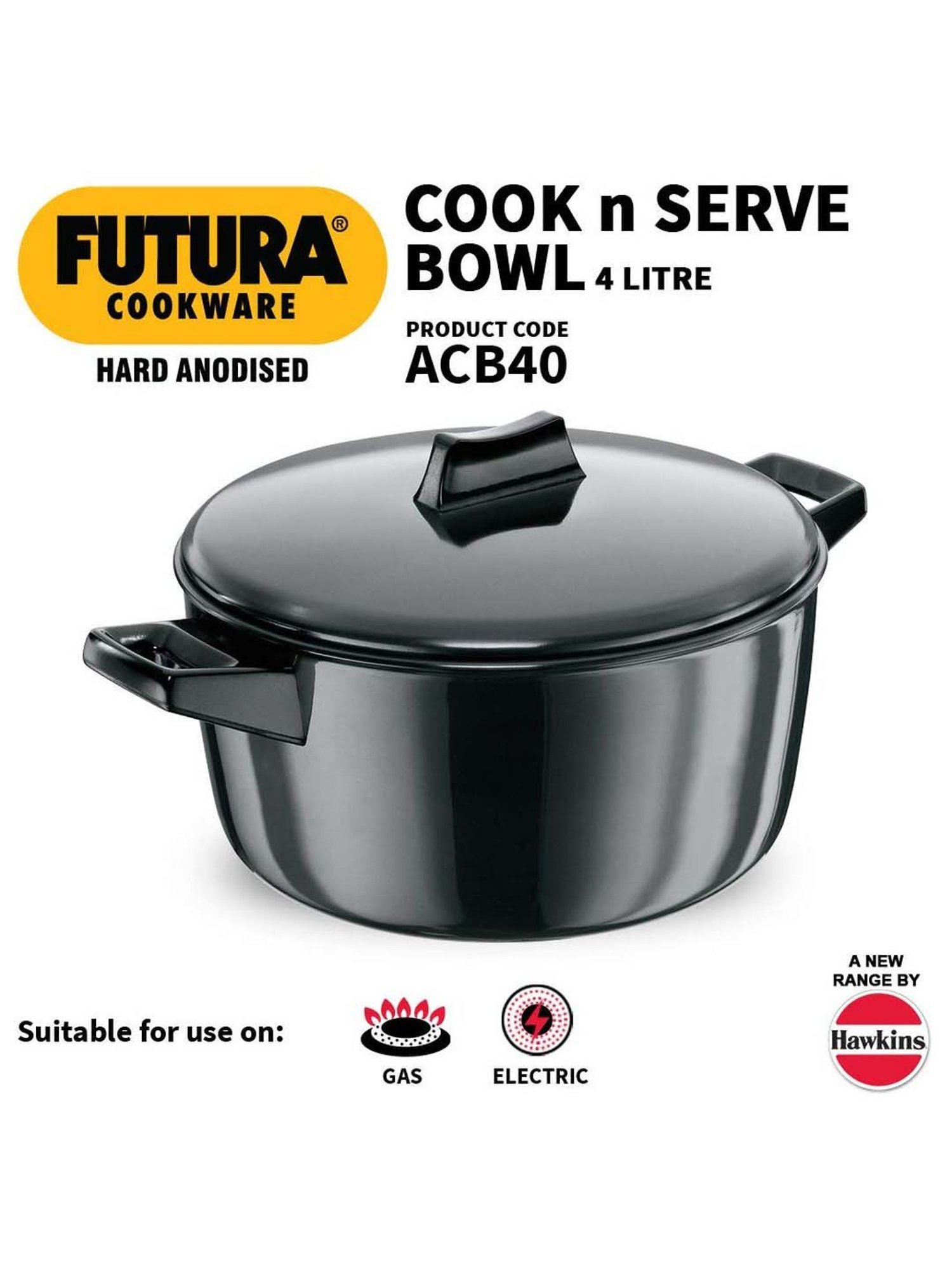 Buy Hawkins Futura Black Hard Anodised Flat Tava - Set of 1 at Best Price @  Tata CLiQ