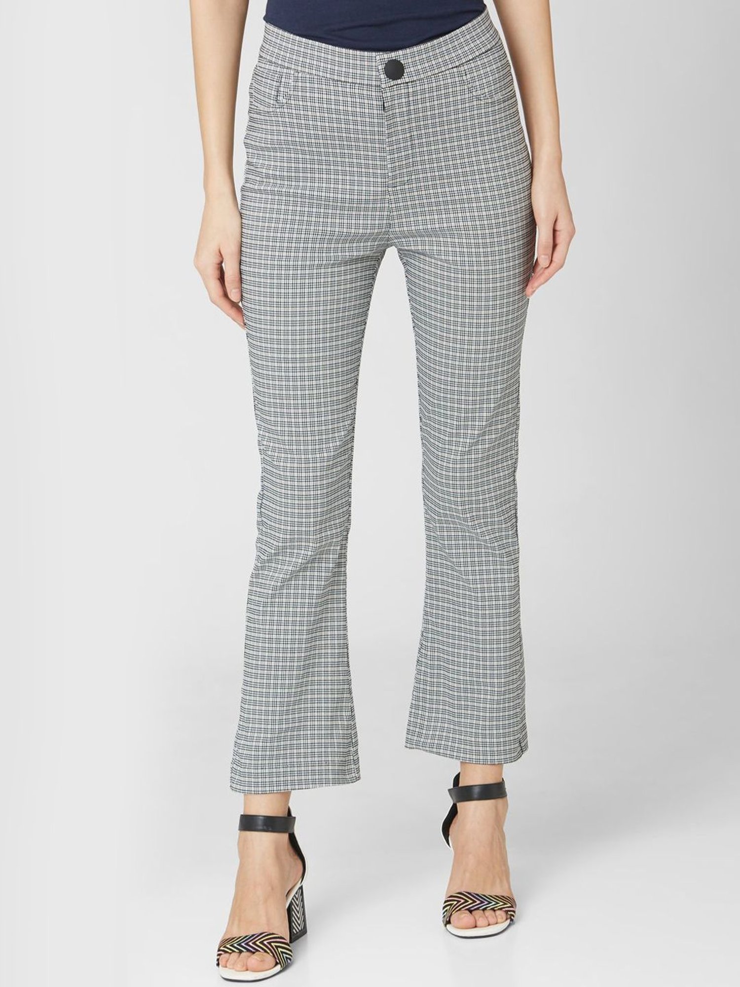 Buy Vero Moda Black \u0026 White Checkered 