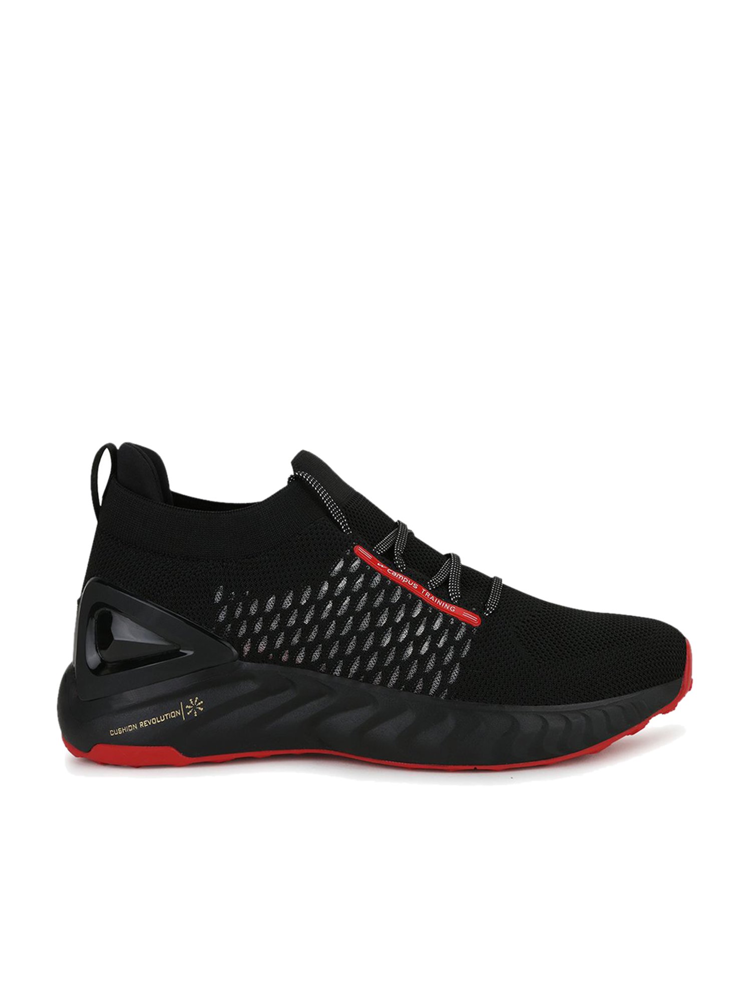 Campus Street-Run Black Running Shoes 