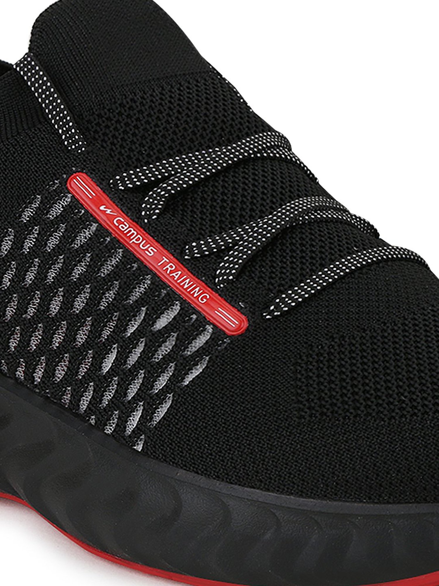 Campus Street-Run Black Running Shoes 