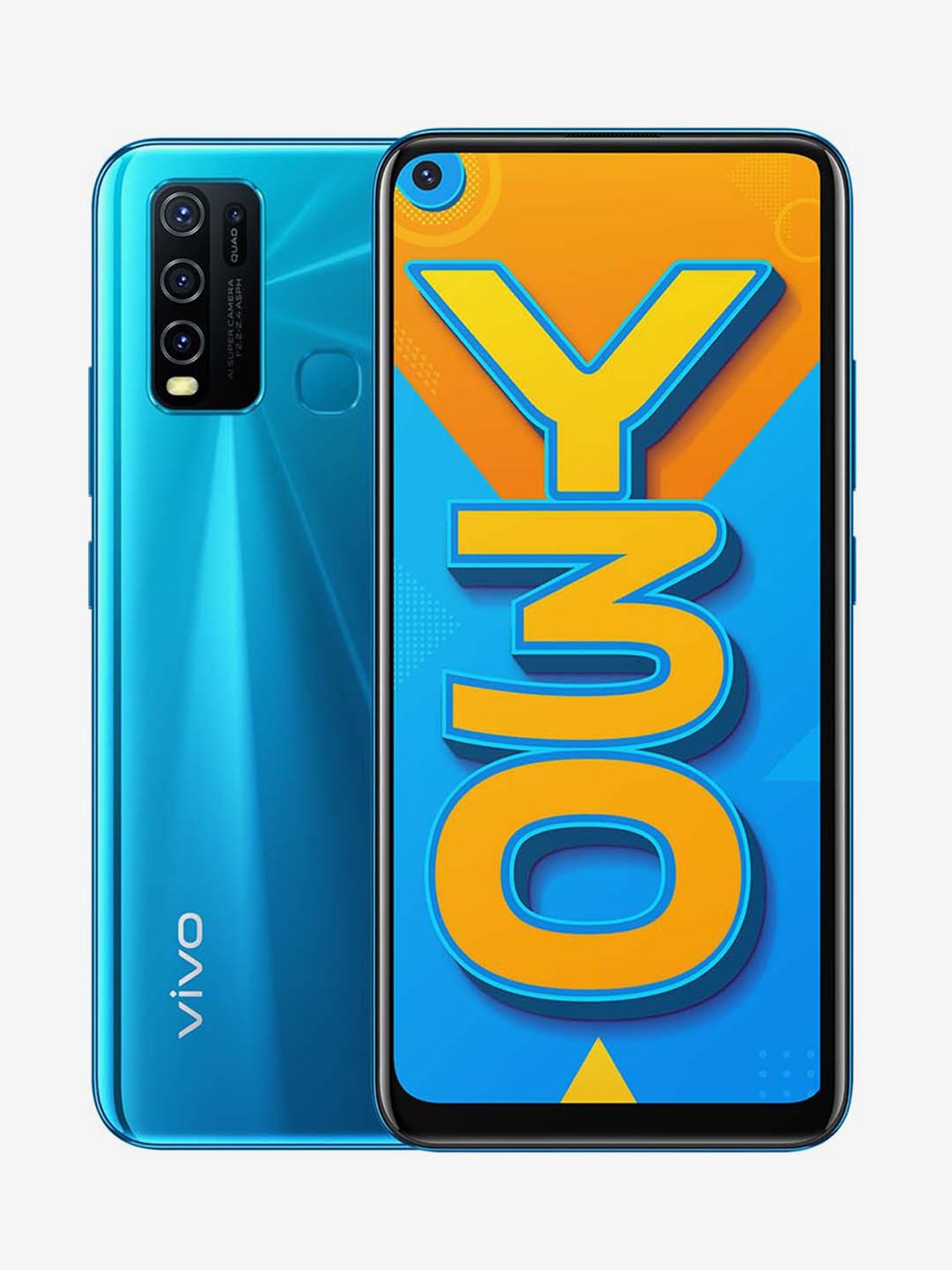 Vivo Y30 128 Gb Dazzle Blue 6 Gb Ram Dual Sim 4g From Vivo At Best Prices On Tata Cliq