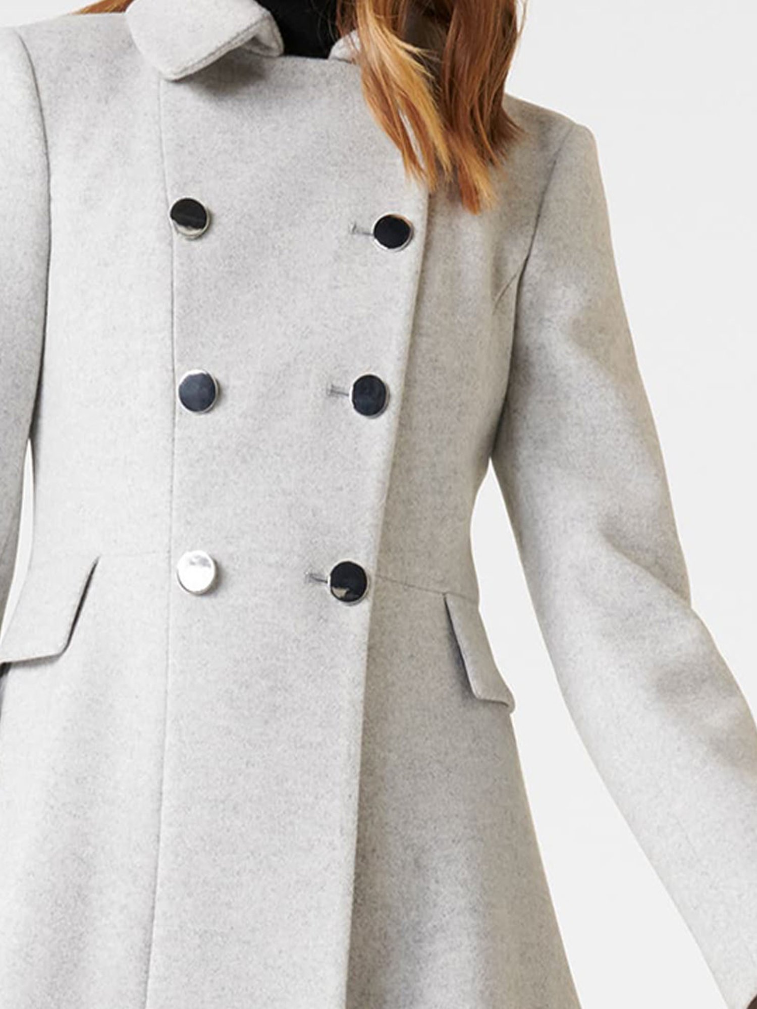 Buy Forever New Grey Marle Louise Coat 