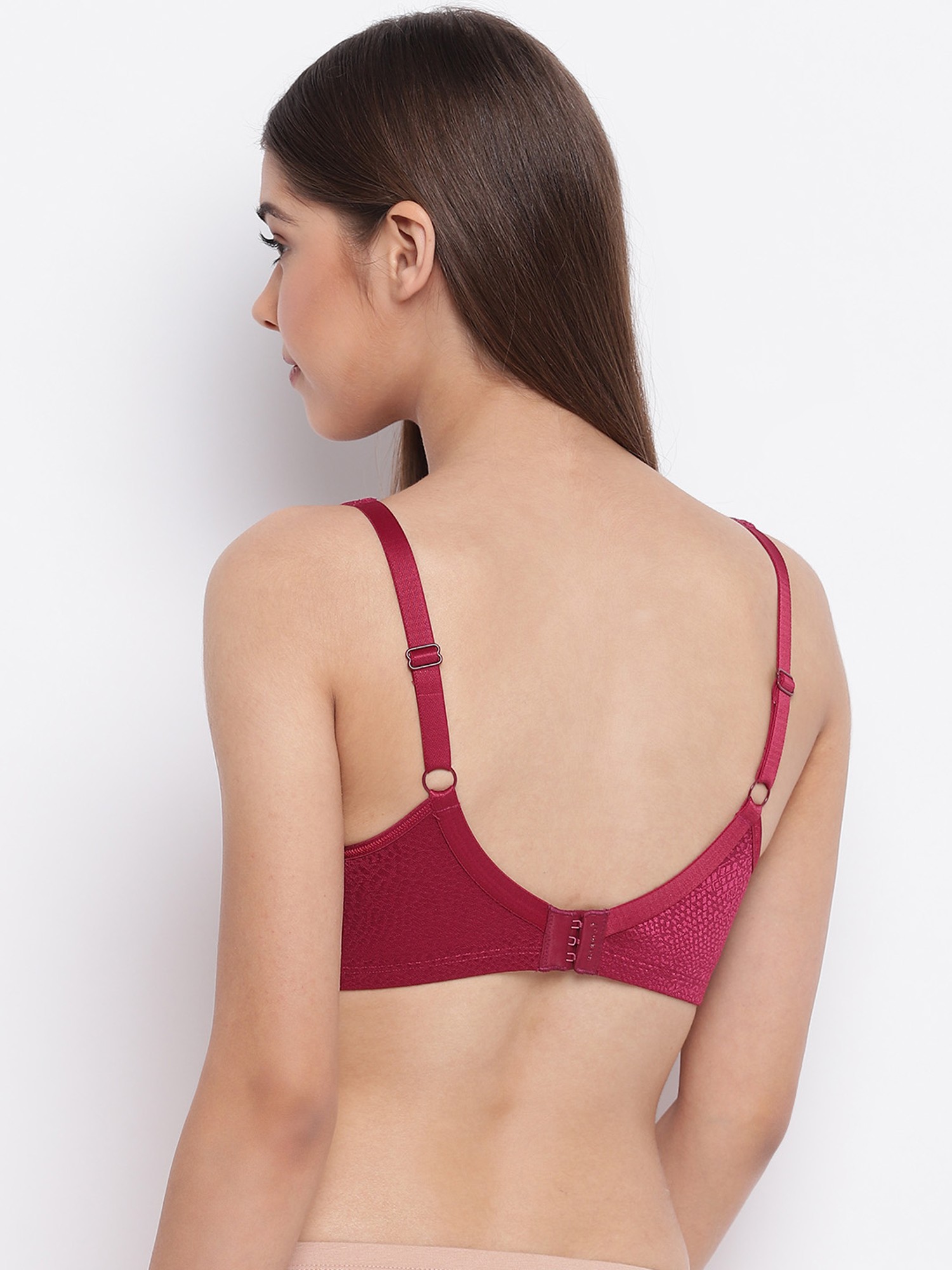 Buy MAROON 414 Cotton Blend Seamed Non Padded Full Coverage Non-Wired Women  Minimizer Bra Online In India At Discounted Prices