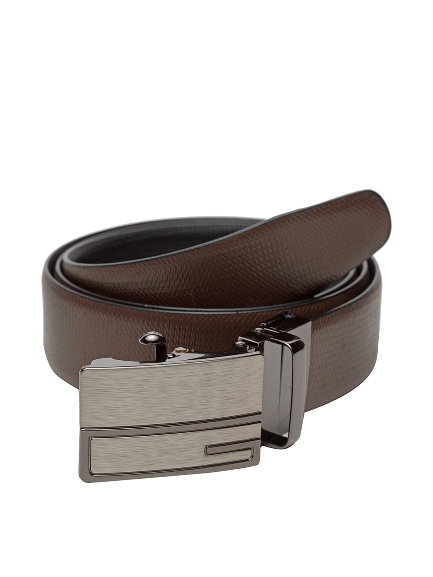 Buy Black & Brown Leather Reversible Belt for Men Online At Best Price @  Tata CLiQ