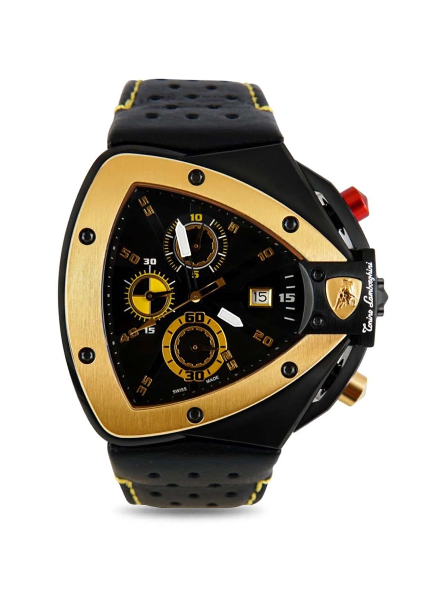 Tonino Lamborghini Spyder 3000 Mens Gold Steel Watch 3011