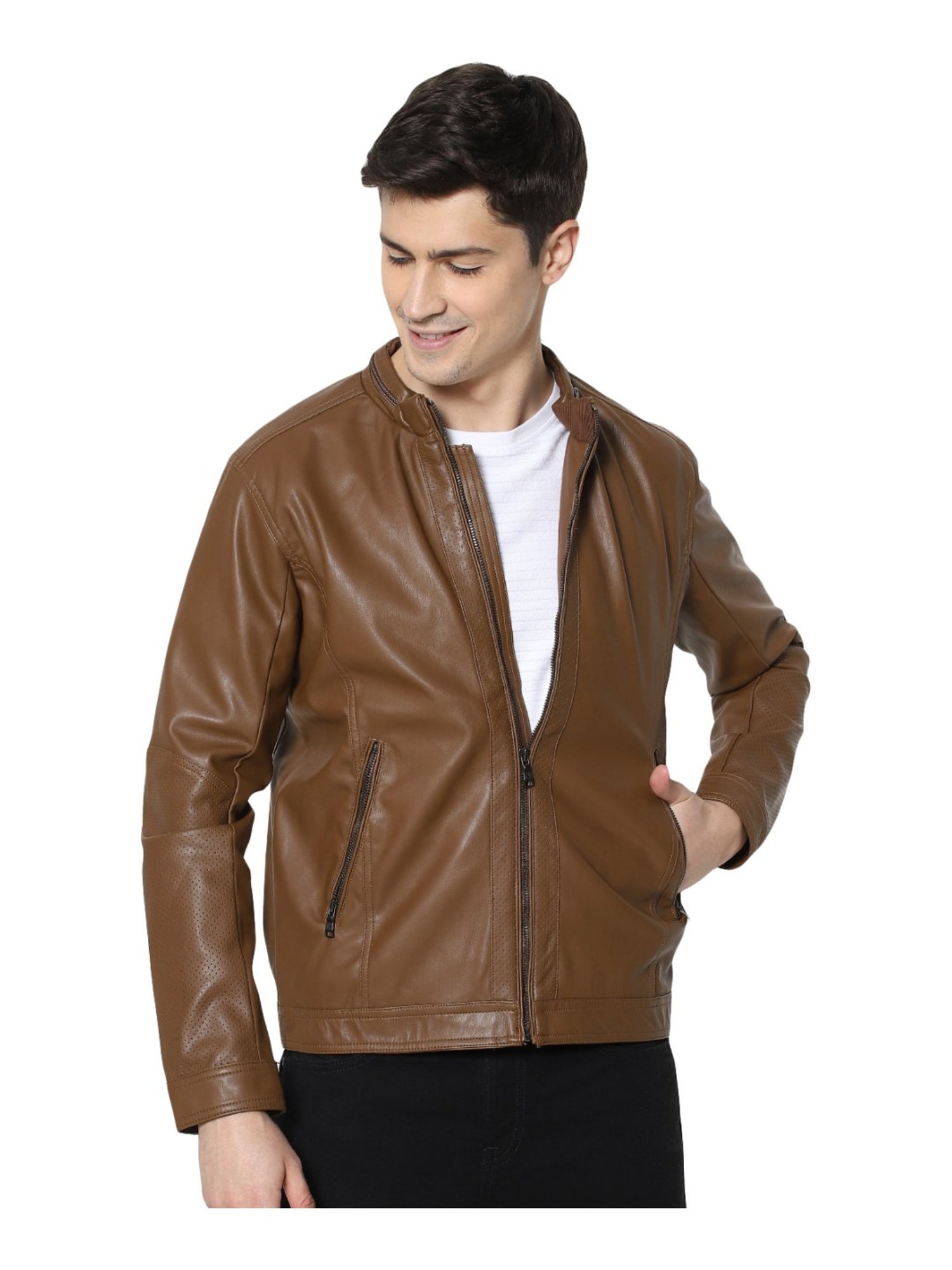 Celio leather clearance jackets online