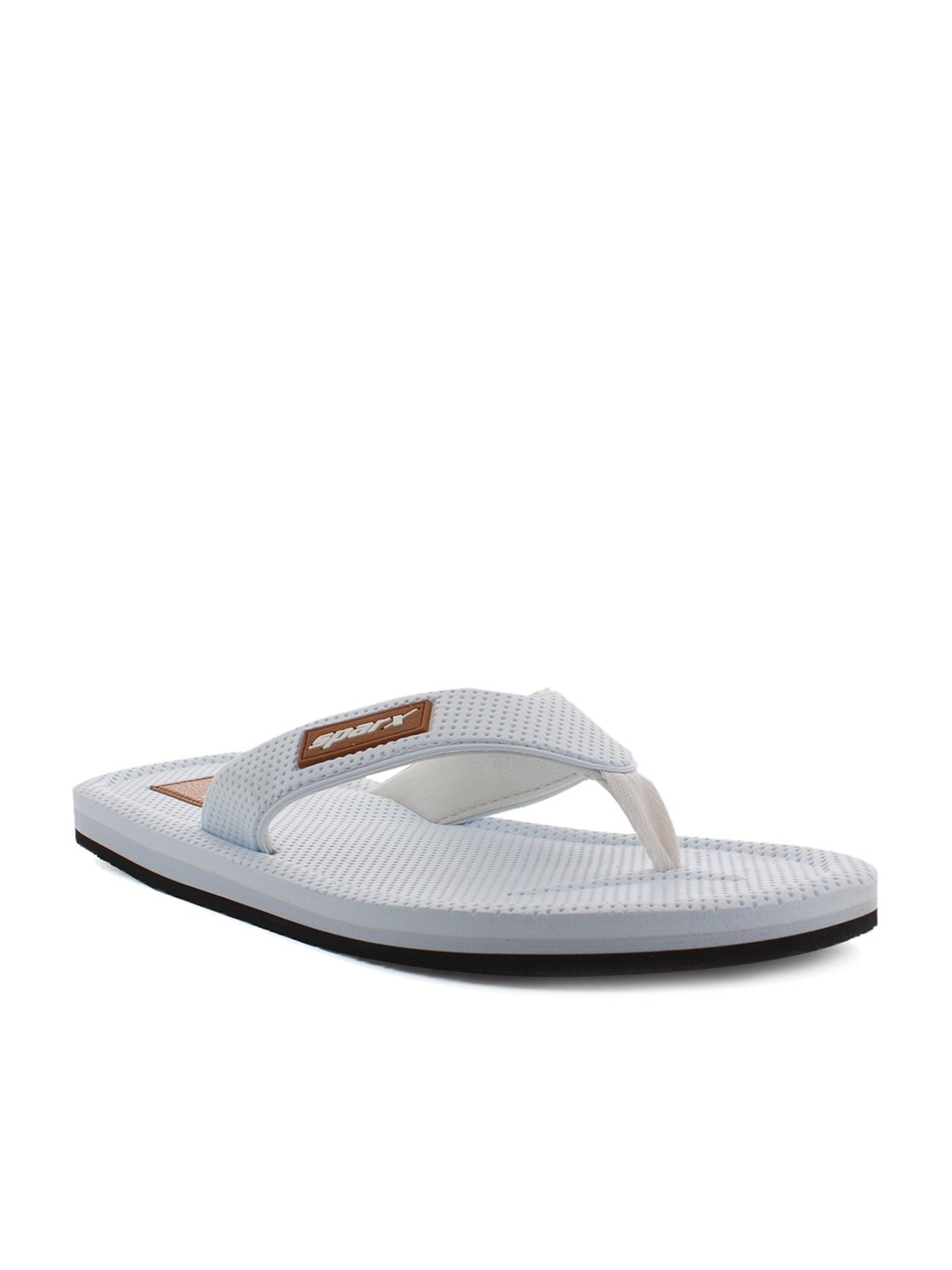 sparx white sandals