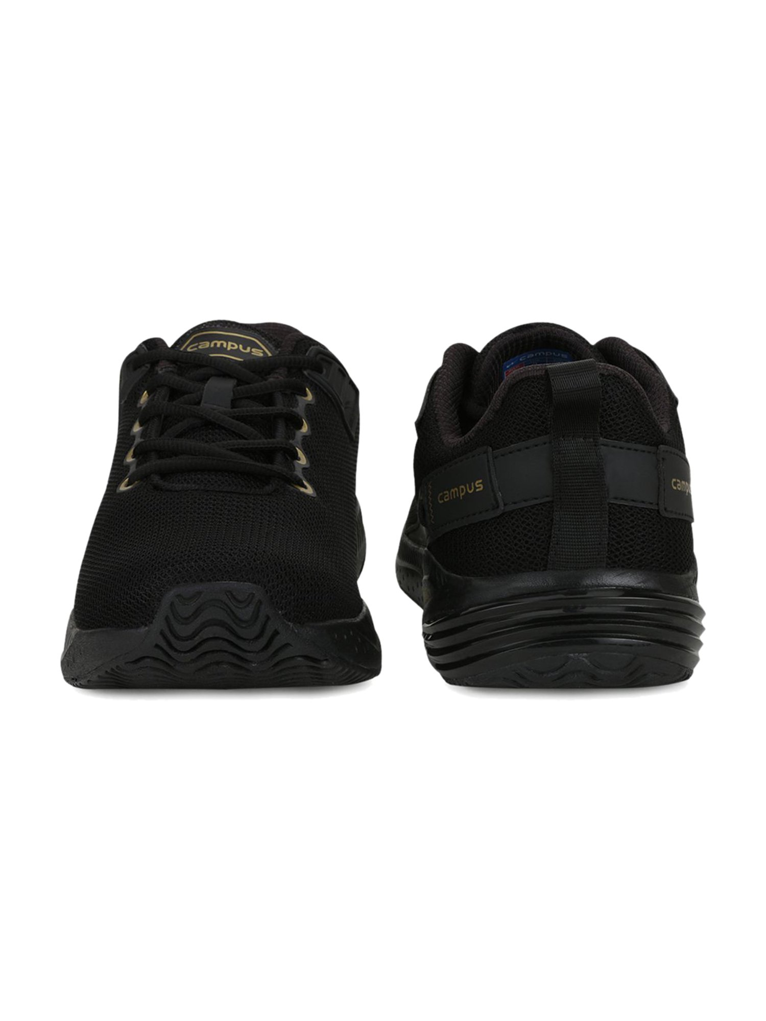 Campus REFRESH PRO Black Running Shoes 