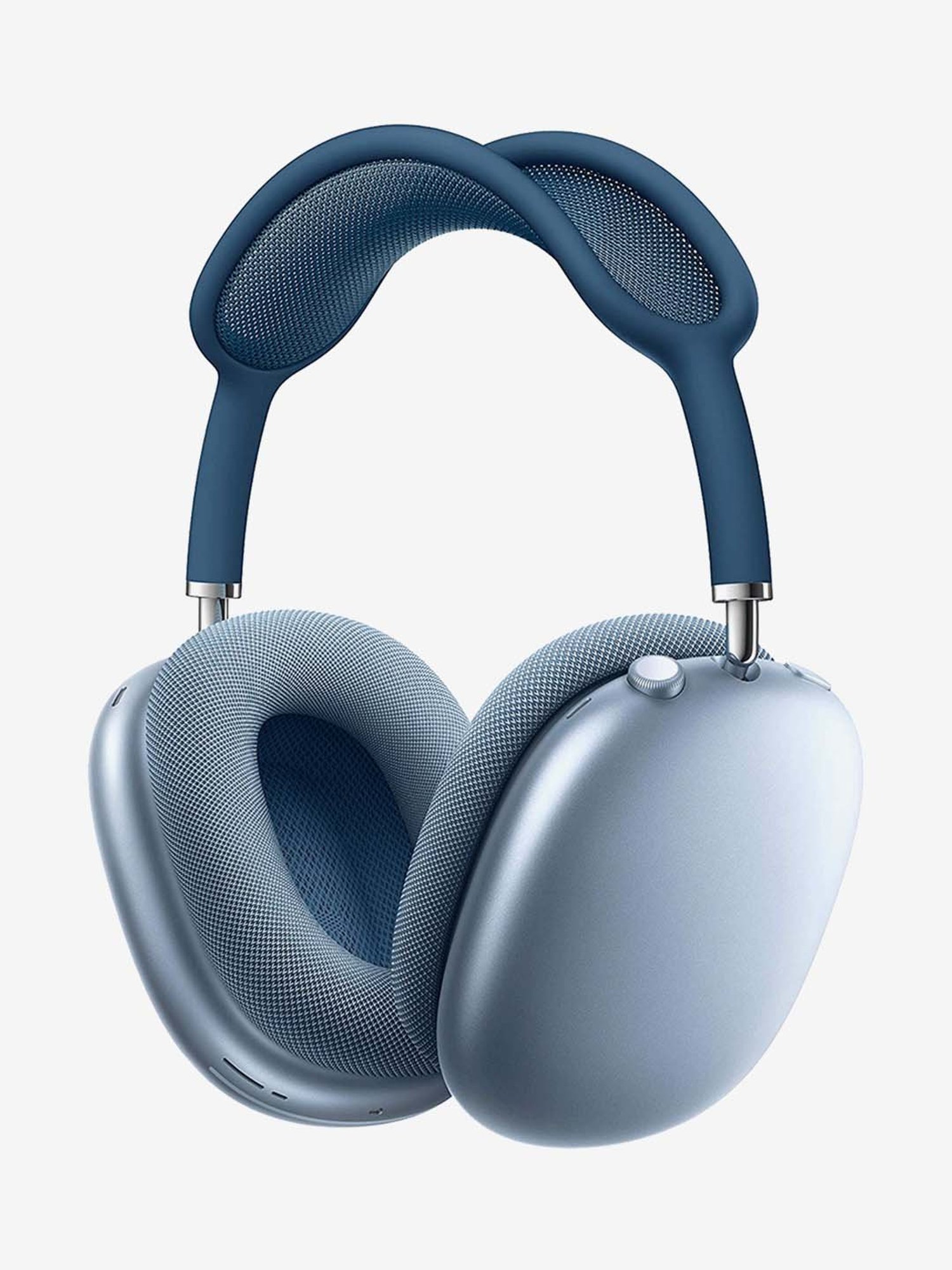 Light blue online headphones