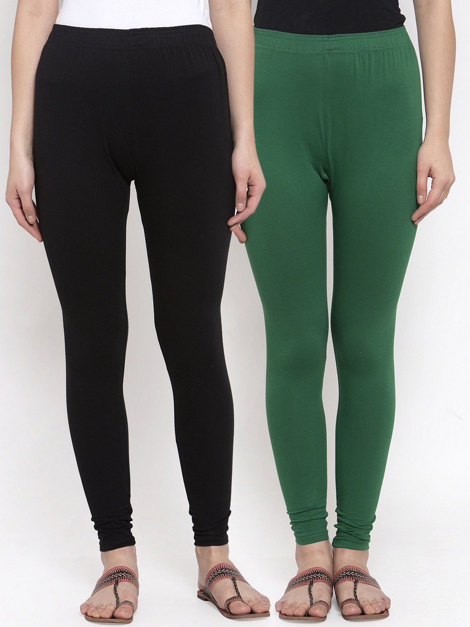 Cotton Plain Green Straight Fit Ladies Leggings at Rs 105 in Balotra-mncb.edu.vn