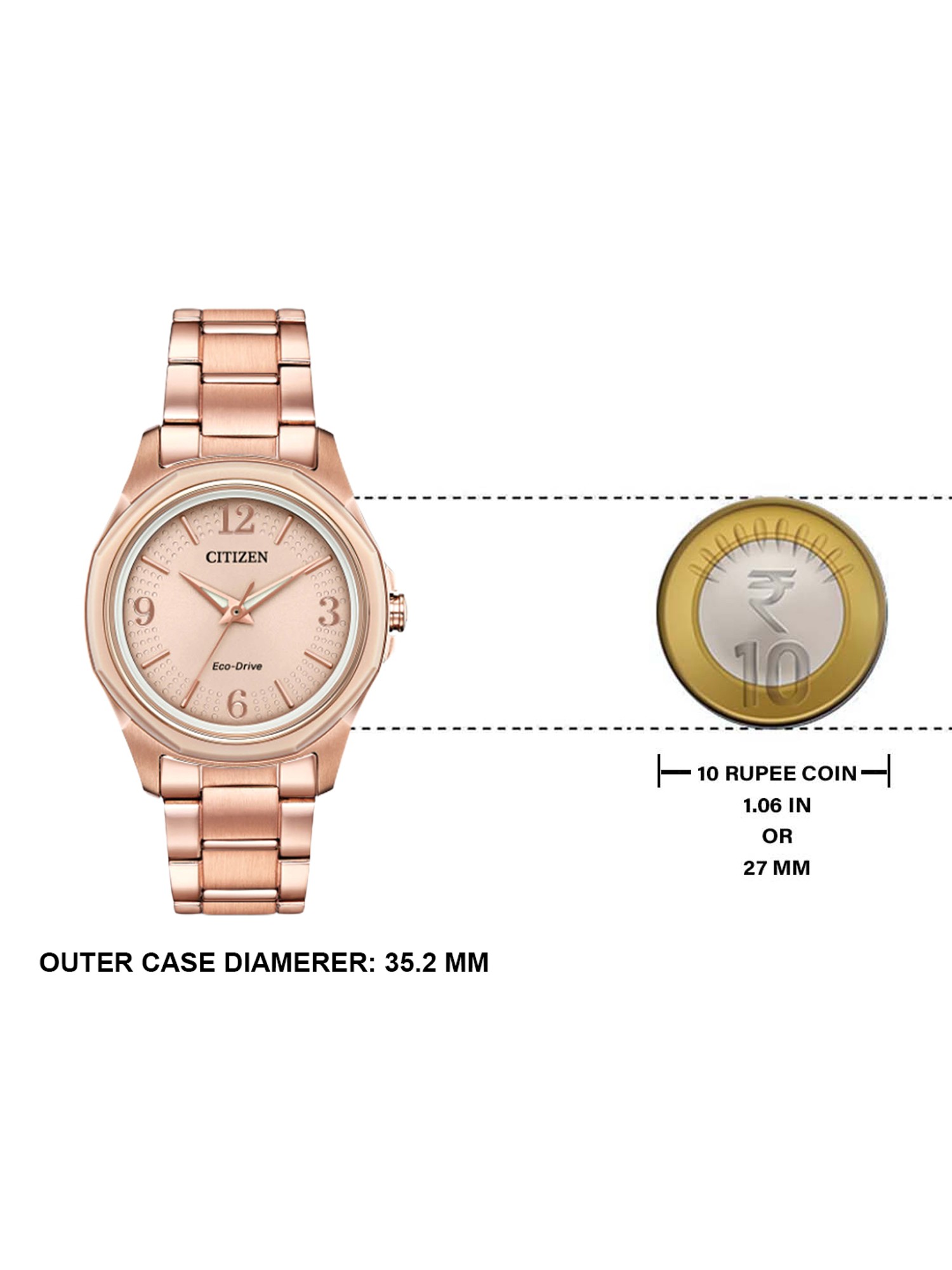 Buy Citizen FE7053-51X Analog Watch for Women at Best Price @ Tata 