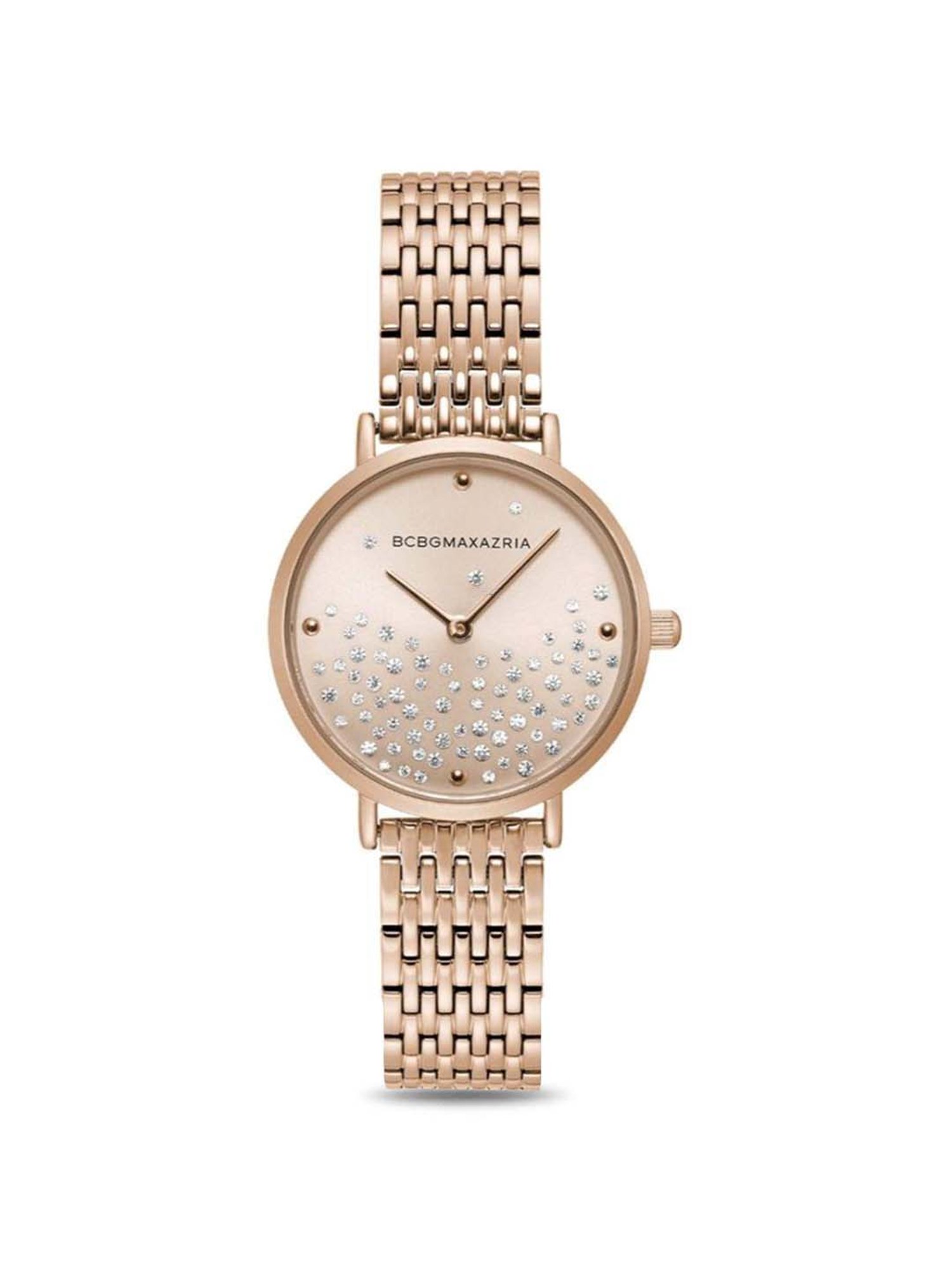 Buy BCBGMAXAZRIA Analog Rose Gold Round Dial Women's Watch-BG50668002 Online