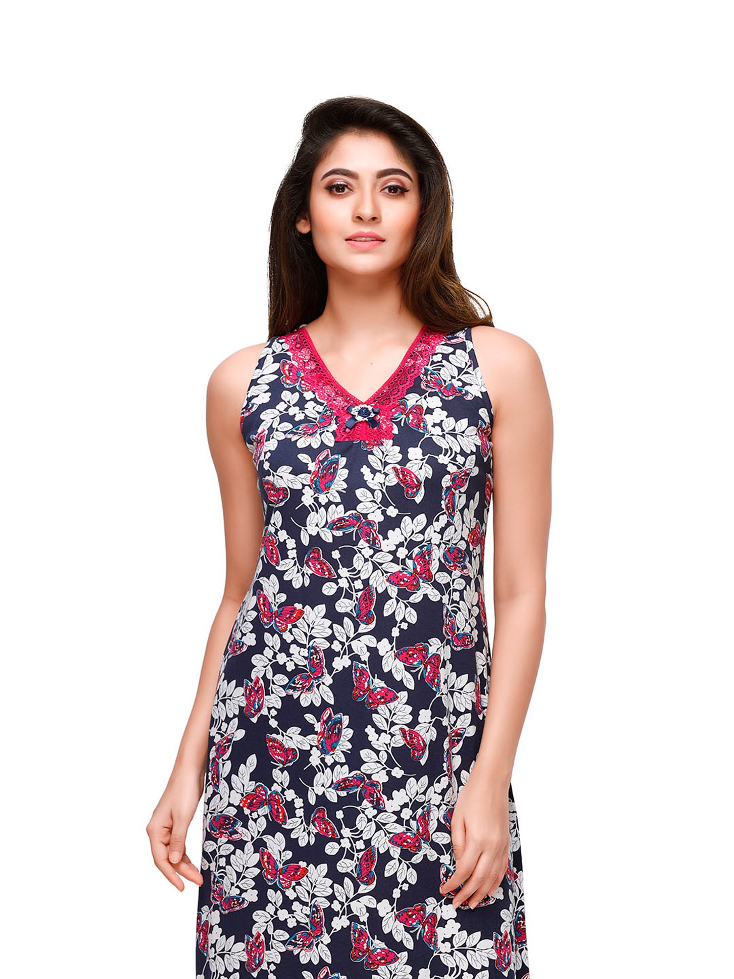 Buy Juliet Navy Printed JLNT17271 Nighty from top Brands at Best Prices  Online in India