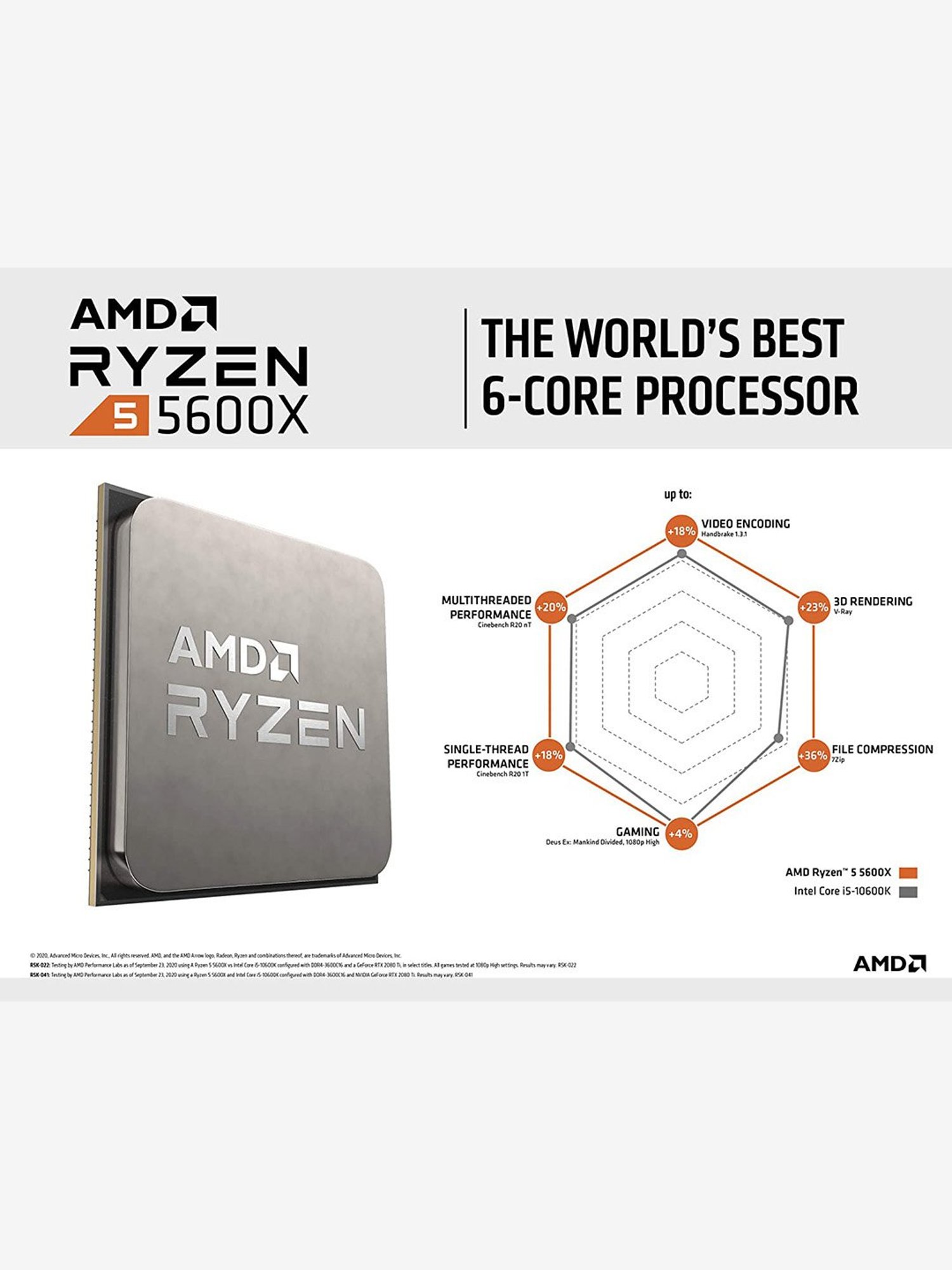 AMD Ryzen 5 5600 Desktop processor  Best budget gaming processors –  Saintrig