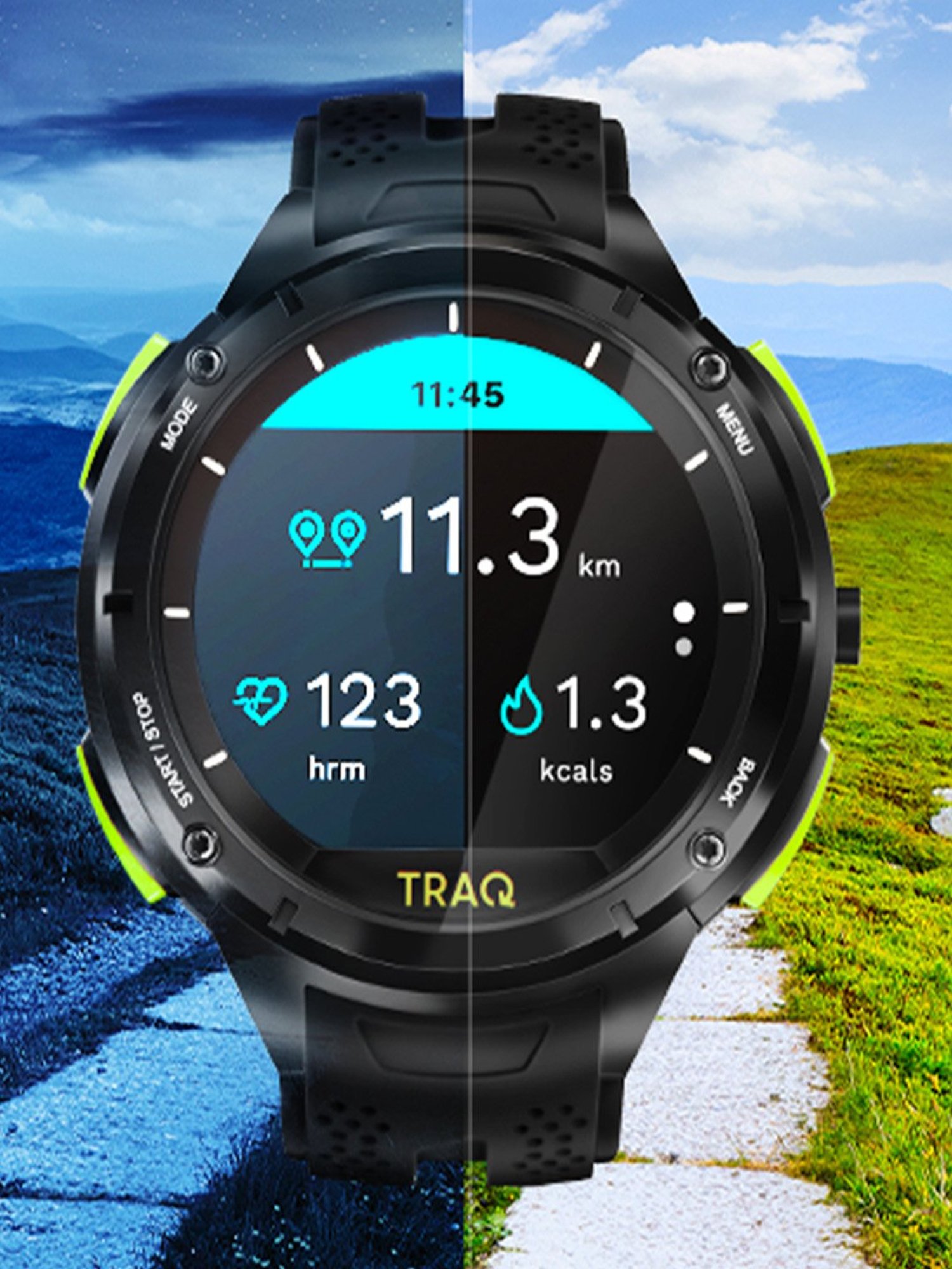 Buy TRAQ Cardio 75001PP01 Unisex Smart Watch at Best Price Tata CLiQ