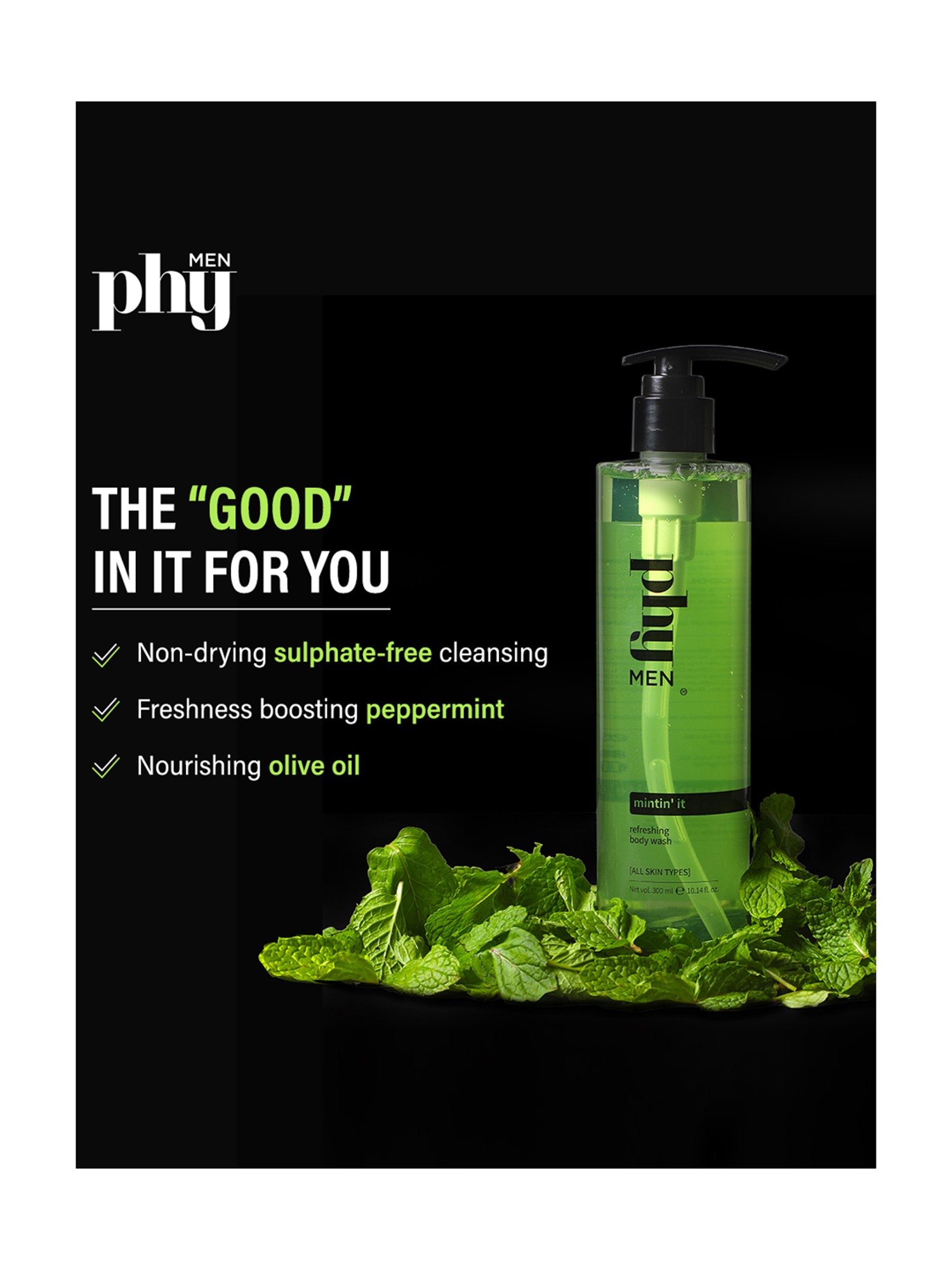 Buy Phy Mintin It Refreshing Body Wash - 300 ml Online At Best Price @ Tata  CLiQ