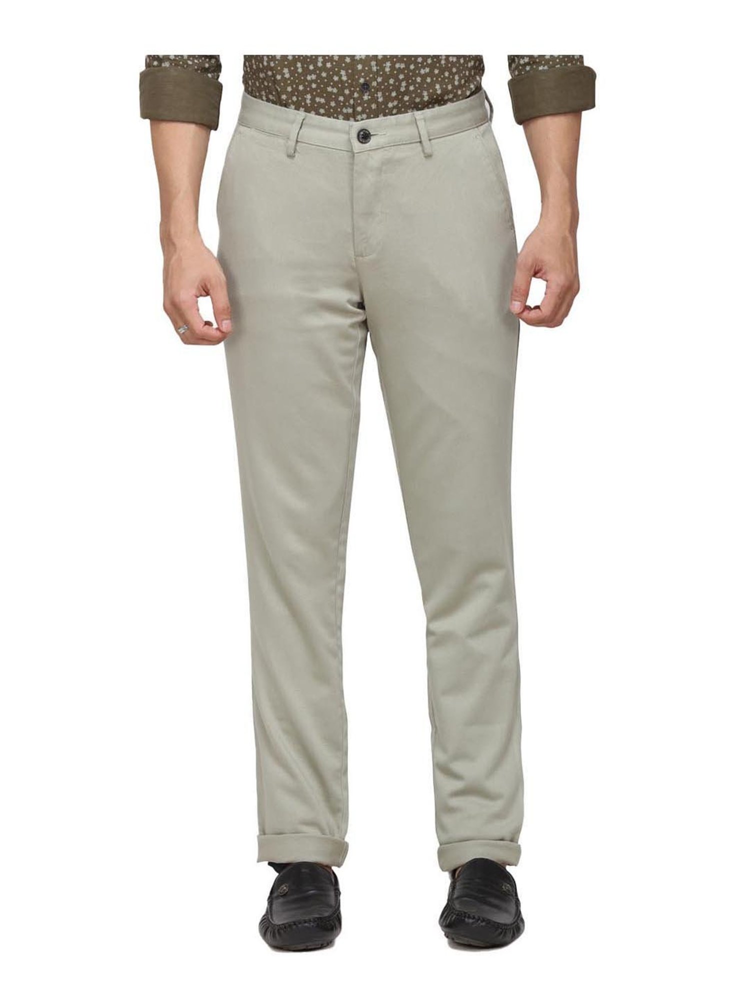 Buy Louis Philippe Green Trousers Online  775737  Louis Philippe