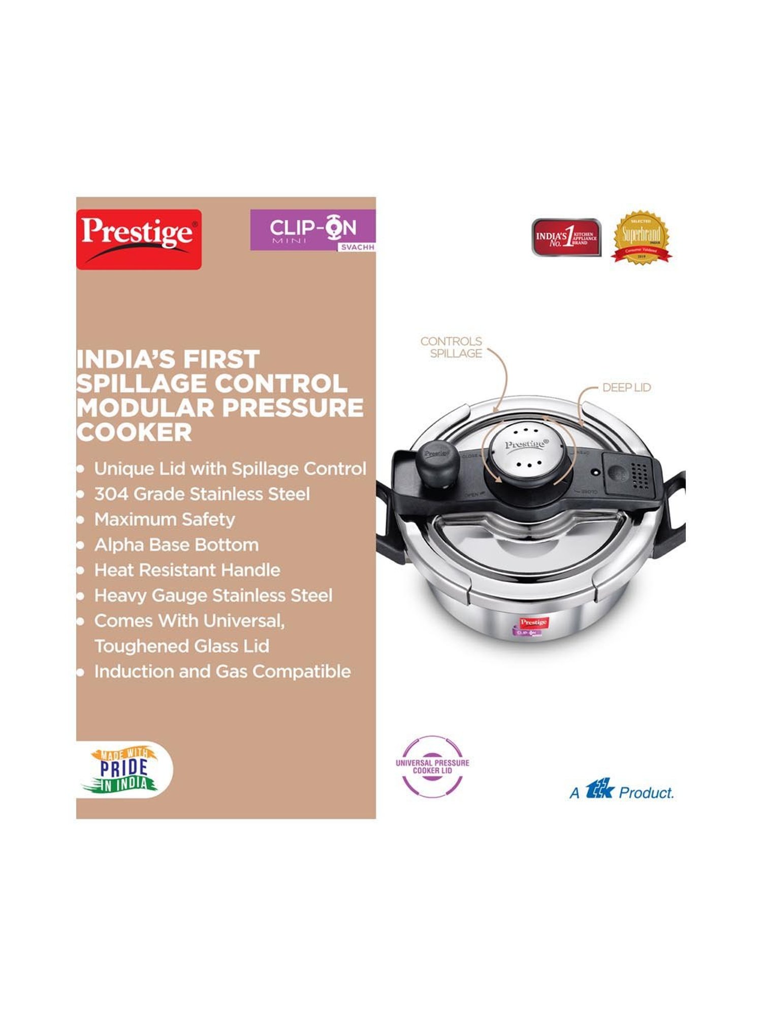 Universal pride pressure discount cooker